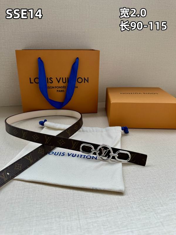 LV belt 20mmX90-115cm 8L (345)