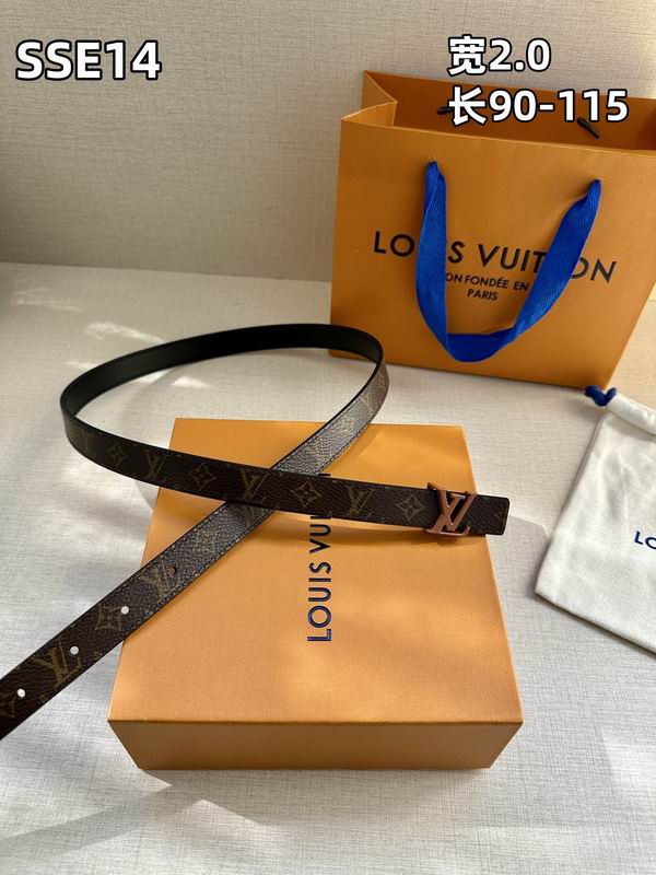 LV belt 20mmX90-115cm 8L (502)