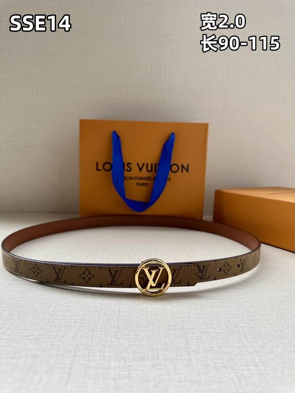 LV belt 20mmX90-115cm 8L (465)