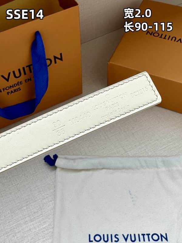 LV belt 20mmX90-115cm 8L (345)