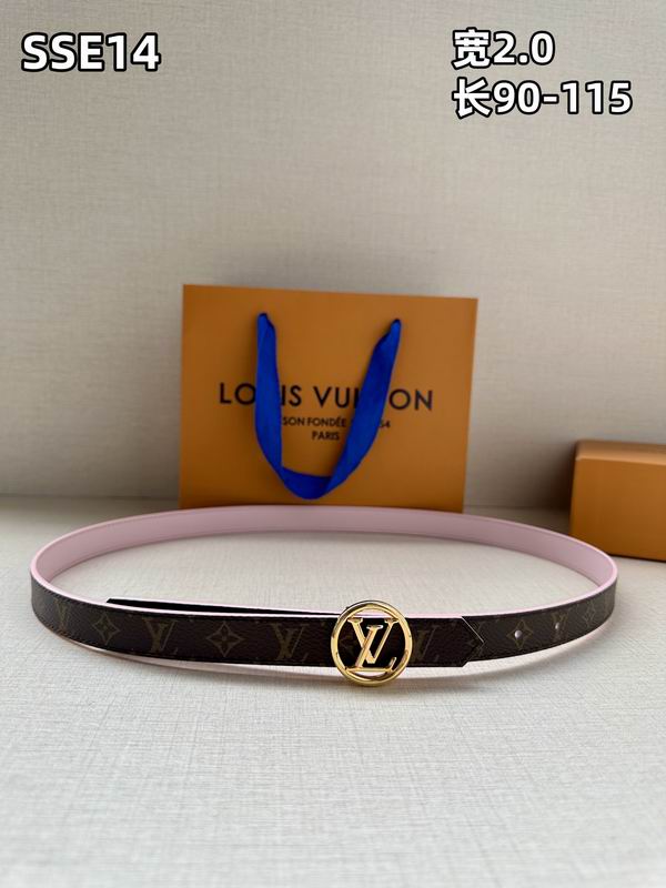 LV belt 20mmX90-115cm 8L (465)