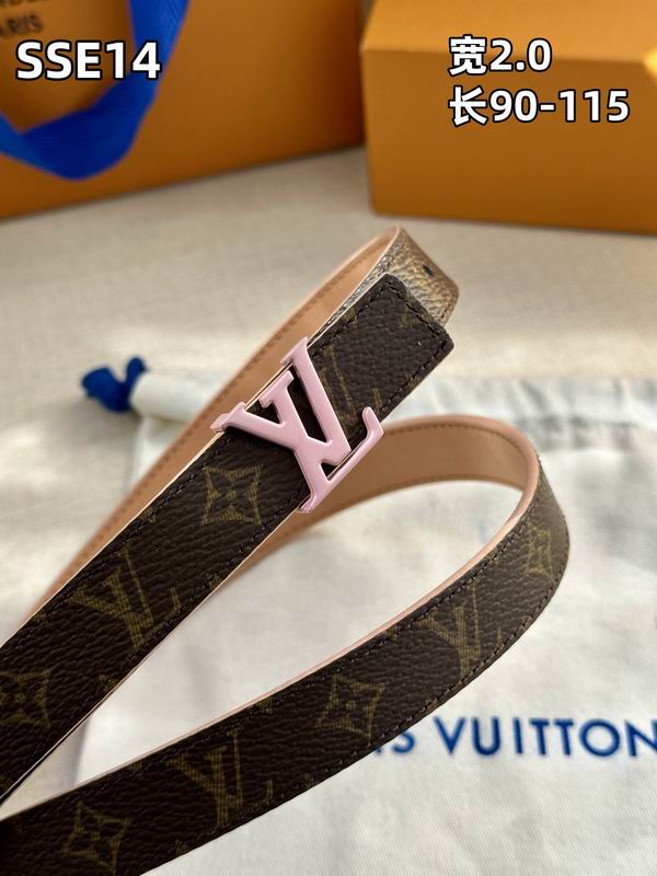 LV belt 20mmX90-115cm 8L (502)