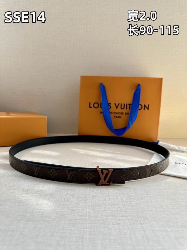 LV belt 20mmX90-115cm 8L (502)