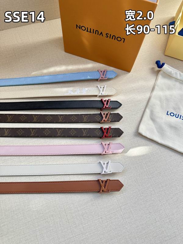LV belt 20mmX90-115cm 8L (521)