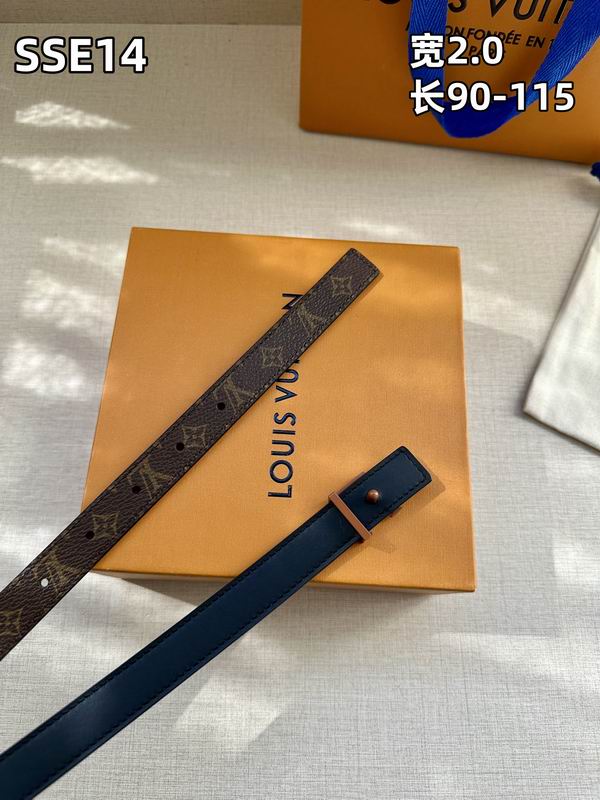 LV belt 20mmX90-115cm 8L (502)