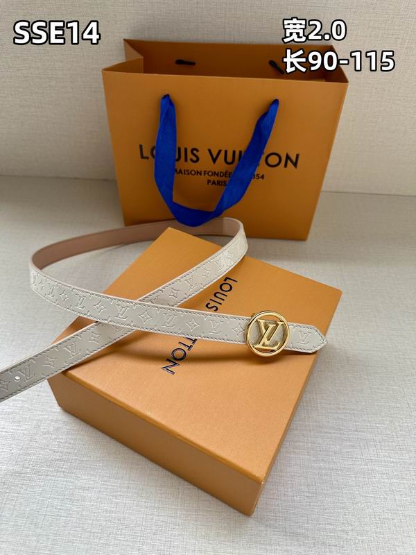 LV belt 20mmX90-115cm 8L (363)