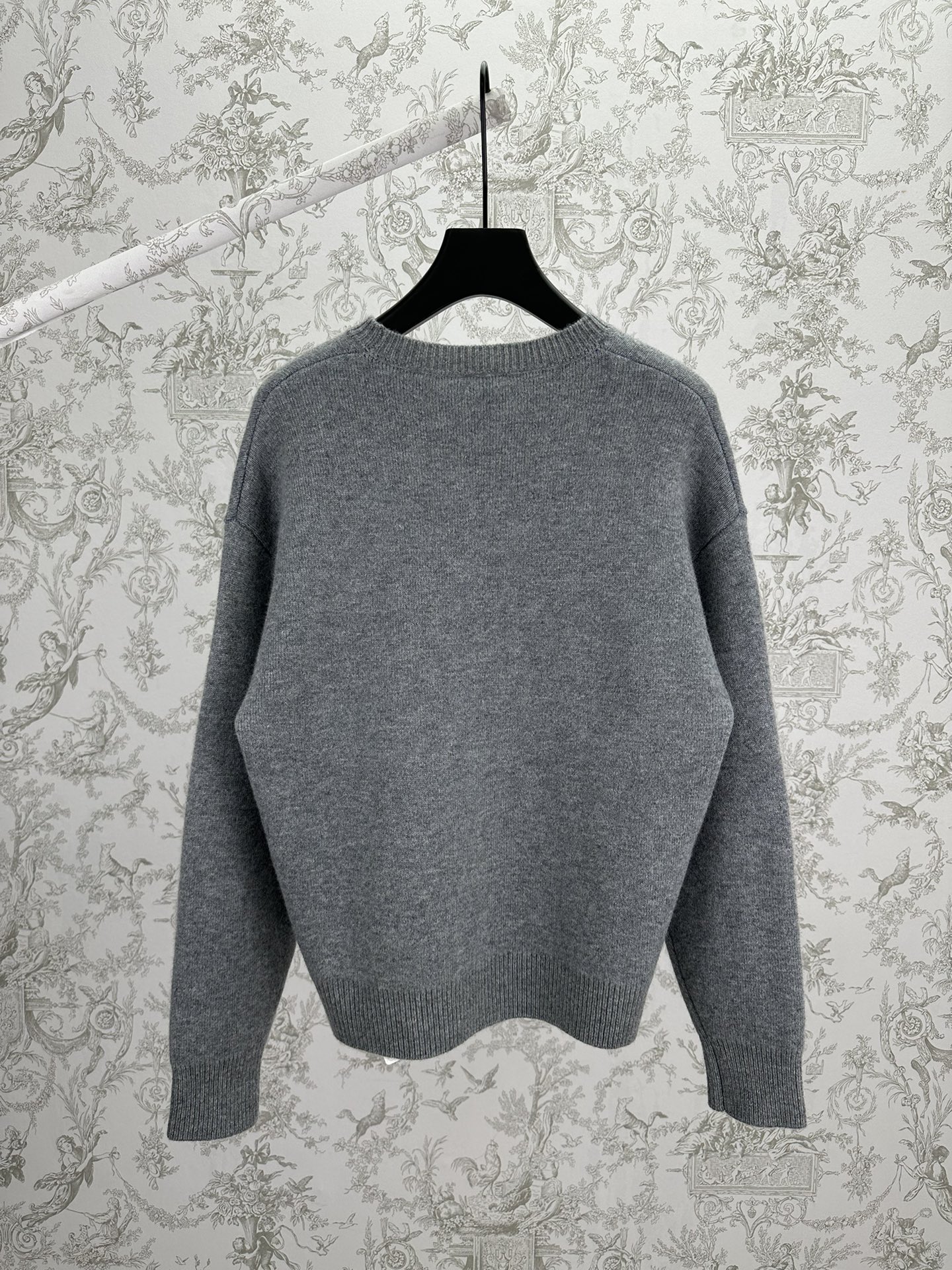 P285 赛琳 25ss新款圆领毛衣TRIOMPHE提花经典版型圆领罗纹饰边 码数：S.M.L.XL.