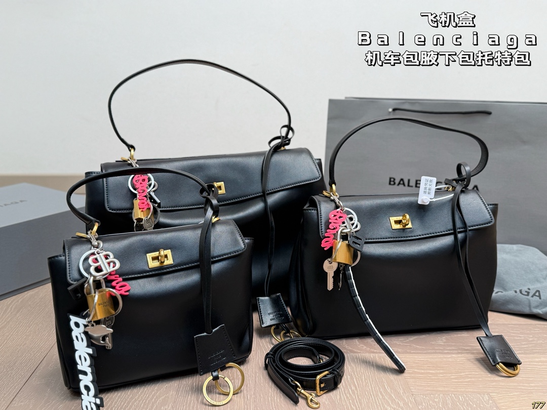 ¥315/¥295/¥250飞机盒 Balenciaga巴黎世家新款 任何风格都可轻松驾驭 适合日常 旅游 出行 集美必备 尺寸:35 23/28 19/22 16