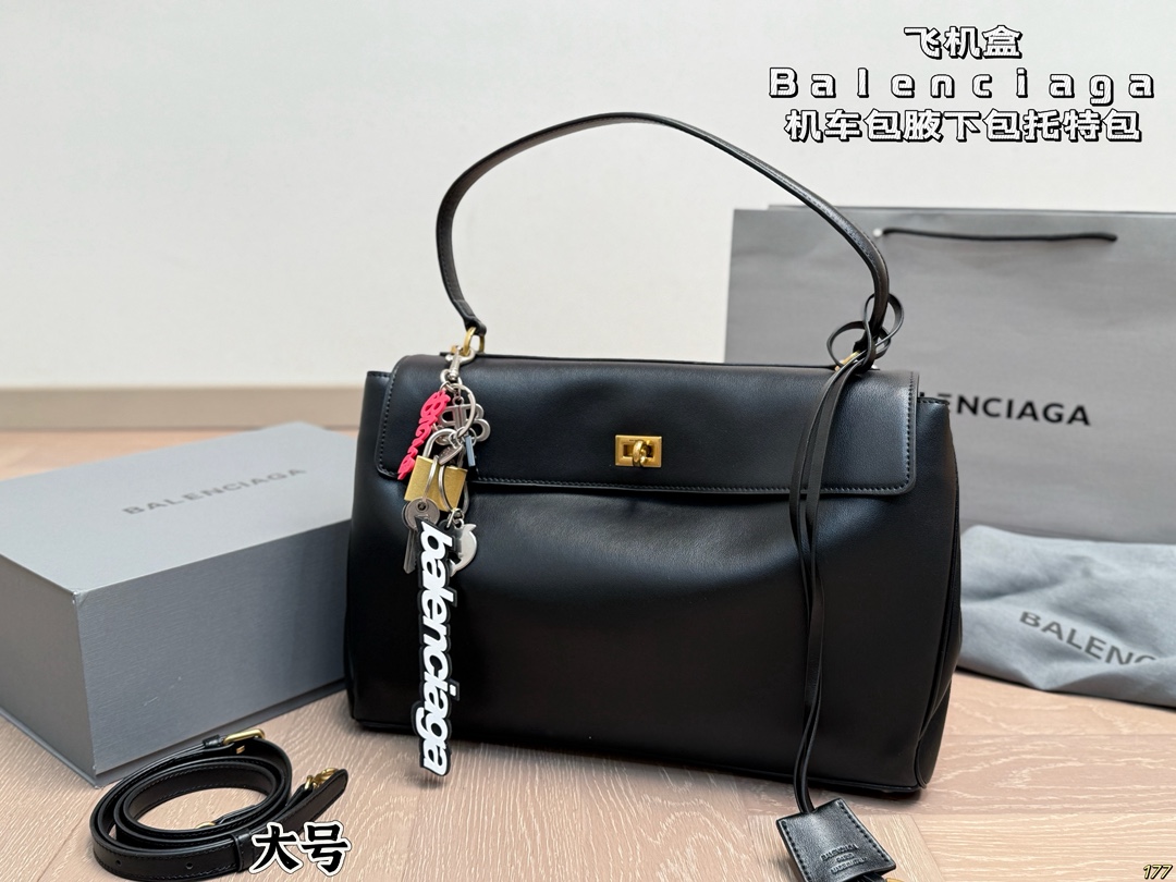 ¥315/¥295/¥250飞机盒 Balenciaga巴黎世家新款 任何风格都可轻松驾驭 适合日常 旅游 出行 集美必备 尺寸:35 23/28 19/22 16