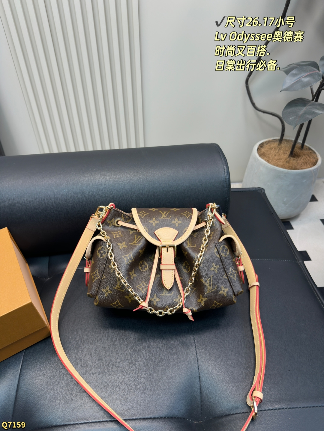💰205配折叠盒 尺寸26.17小号 LV 新款包包Odyssee太好看了吧！！！ 可甜可盐可酷，大小适中，可腋下可斜背怎么说呢，就是时髦！！