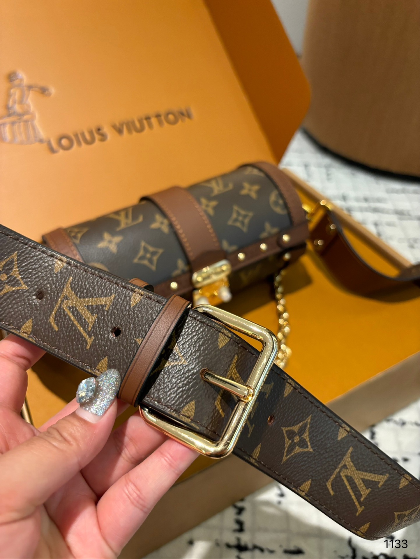 P205配折叠盒 尺寸20.10cm LV 芭比龙 全钢五金牛皮版本 颜值高 日常出街首选 任何搭配都能够轻松驾驭 时尚潮流