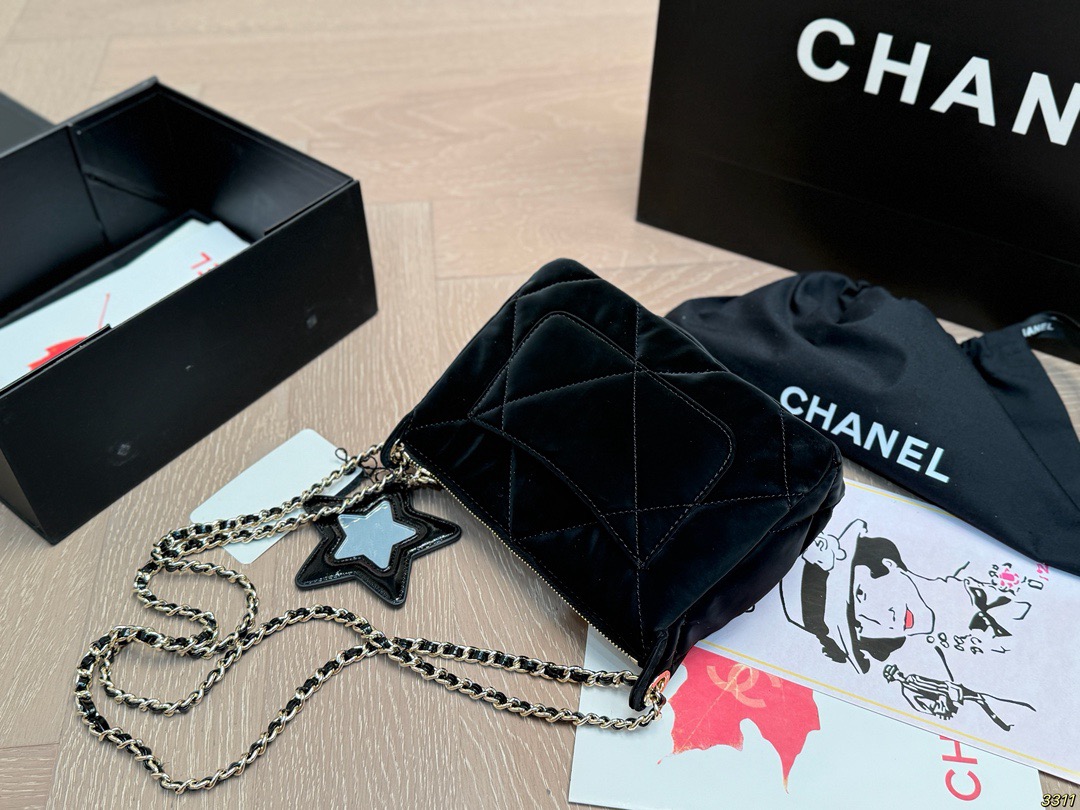 &yen;195全套飞机盒包装 25N🎿滑雪胶囊系列 Chanel香奈儿 菱格链条包新款系列 气质百搭 种草款 可甜可咸 又A又飒 尺寸22 15