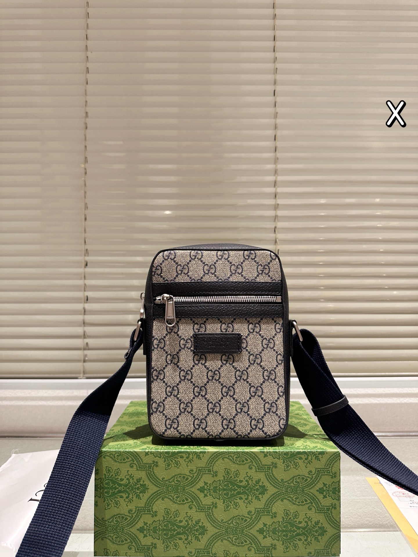 P125 Gucci男包斜挎包 配礼盒🎁尺寸14.20
