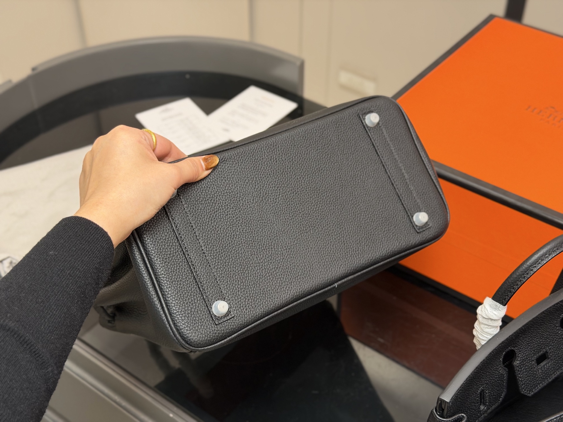 &yen;300 &yen;280 &yen;260 配折叠盒 size：30cm 25cm 20cm 背铂金包的季节来啦 爱马仕Bk30原版品质 ✔️ 头层牛皮 手感！质感！💯💯