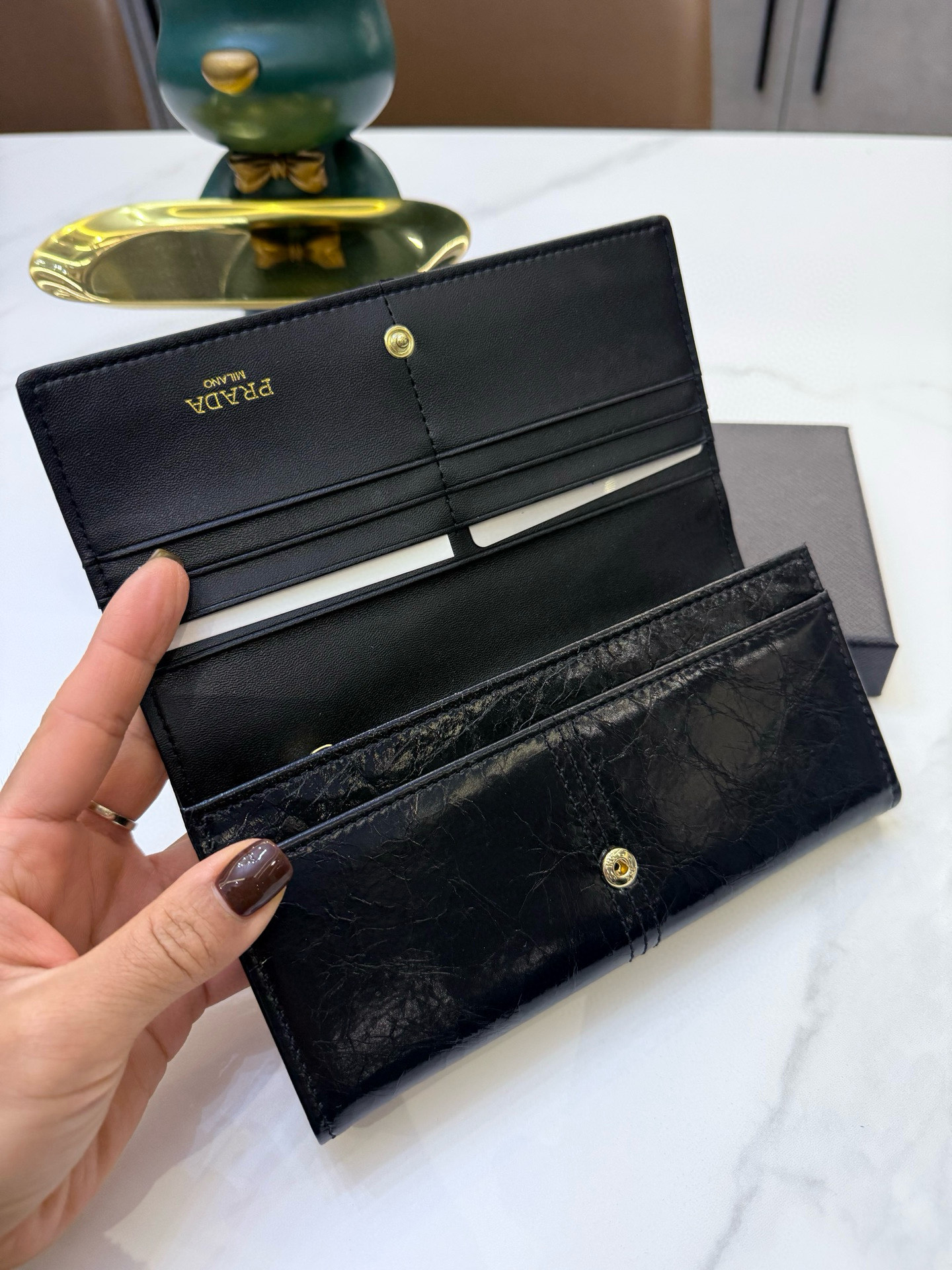 📢📢📢p95 8397 普拉达 专柜🔥爆款 女士钱包 两折款 💕里外全牛皮 1:1原单品质 简单百搭 大容量 💕超级美哦 💥19 10