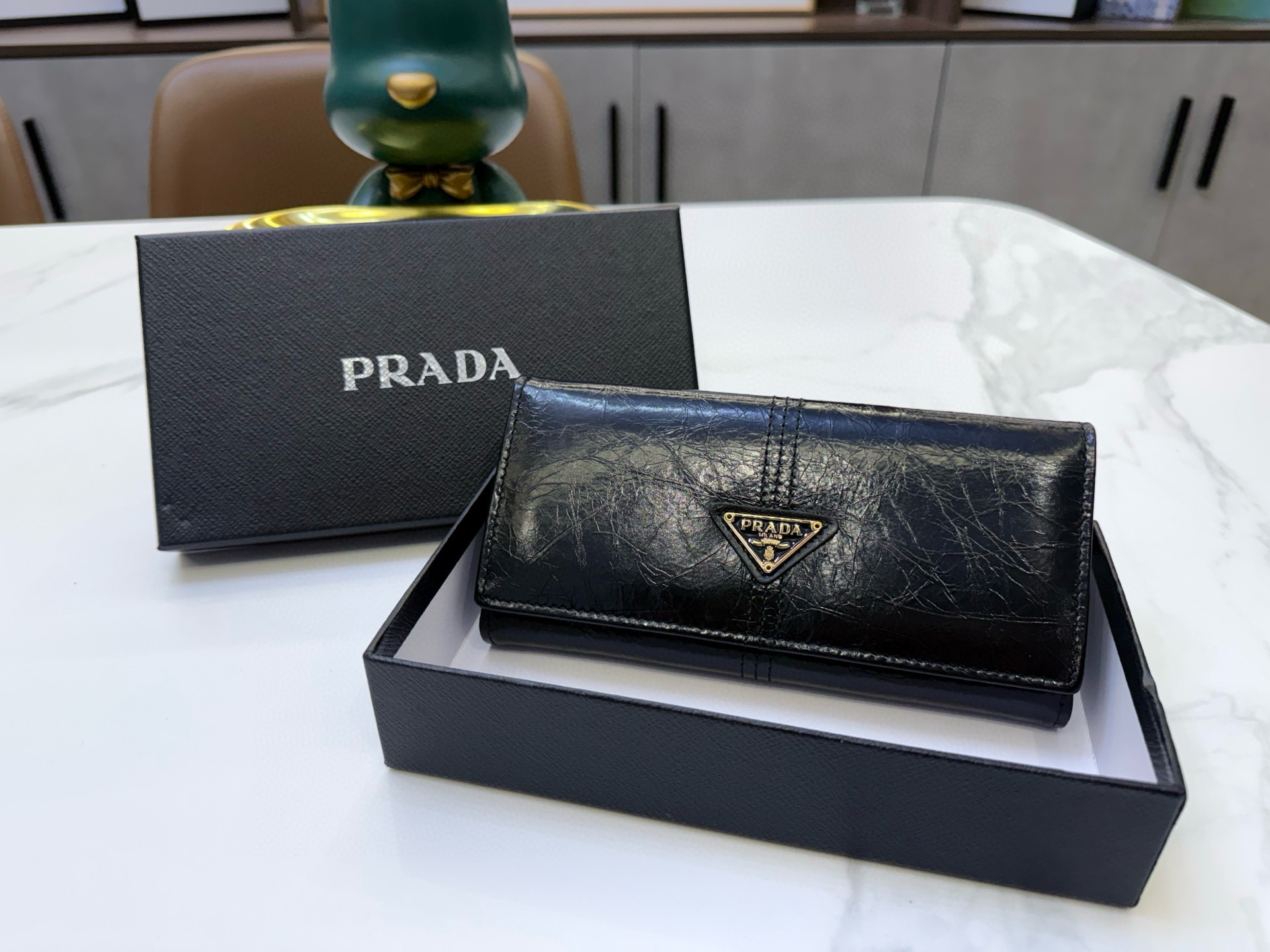 📢📢📢p95 8397 普拉达 专柜🔥爆款 女士钱包 两折款 💕里外全牛皮 1:1原单品质 简单百搭 大容量 💕超级美哦 💥19 10