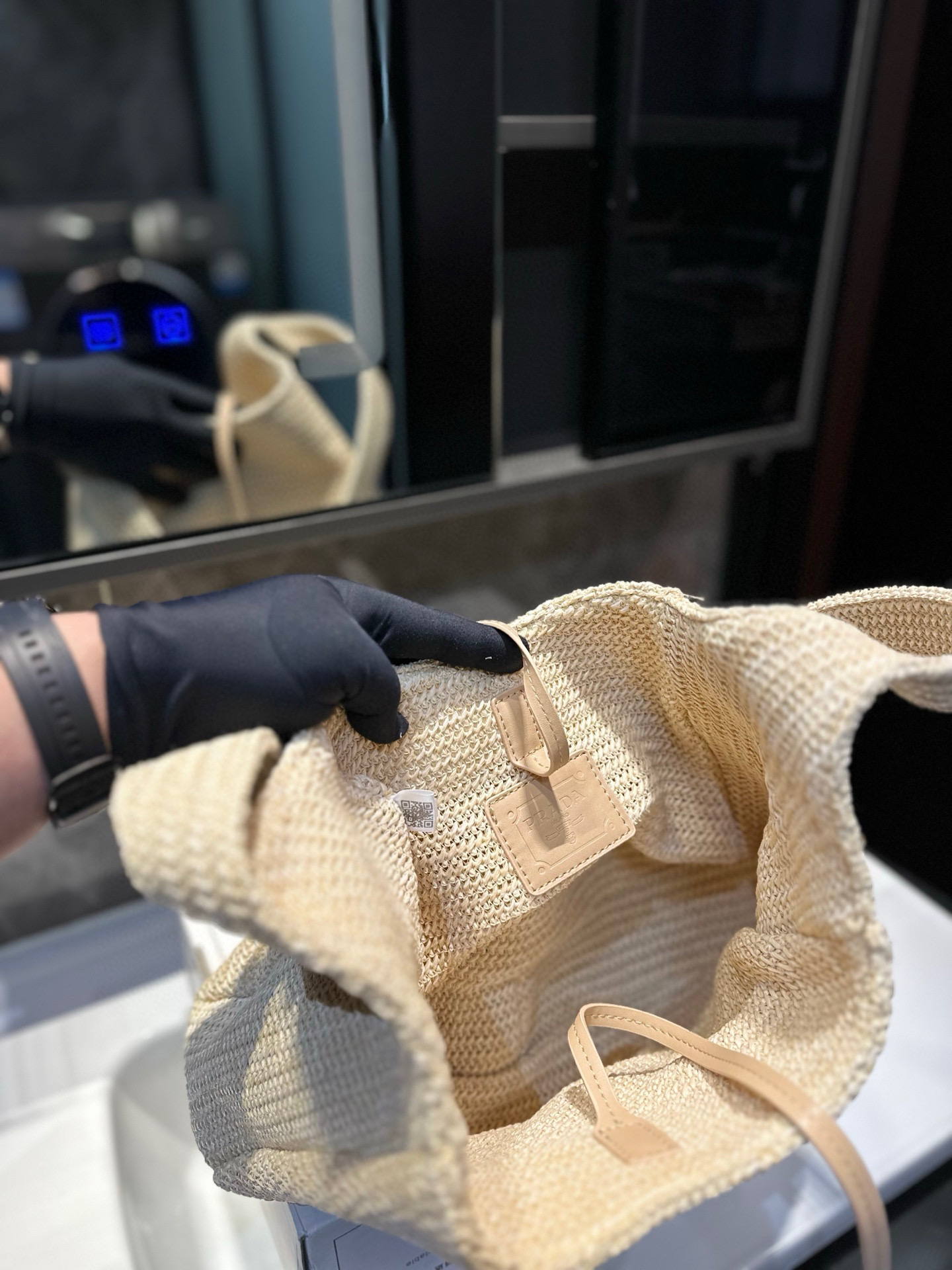 ❤️P130❤️ Prada普拉达新品 草编 夏季必备 太美啦 尺寸32.28