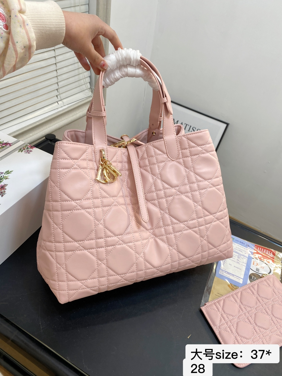 🅿️💰大号150 配折叠礼盒 【尺寸】37*28 迪奥DIOR Toujours购物袋 简直无法拒绝 超显气质 高级感十足 集美必入款 8848