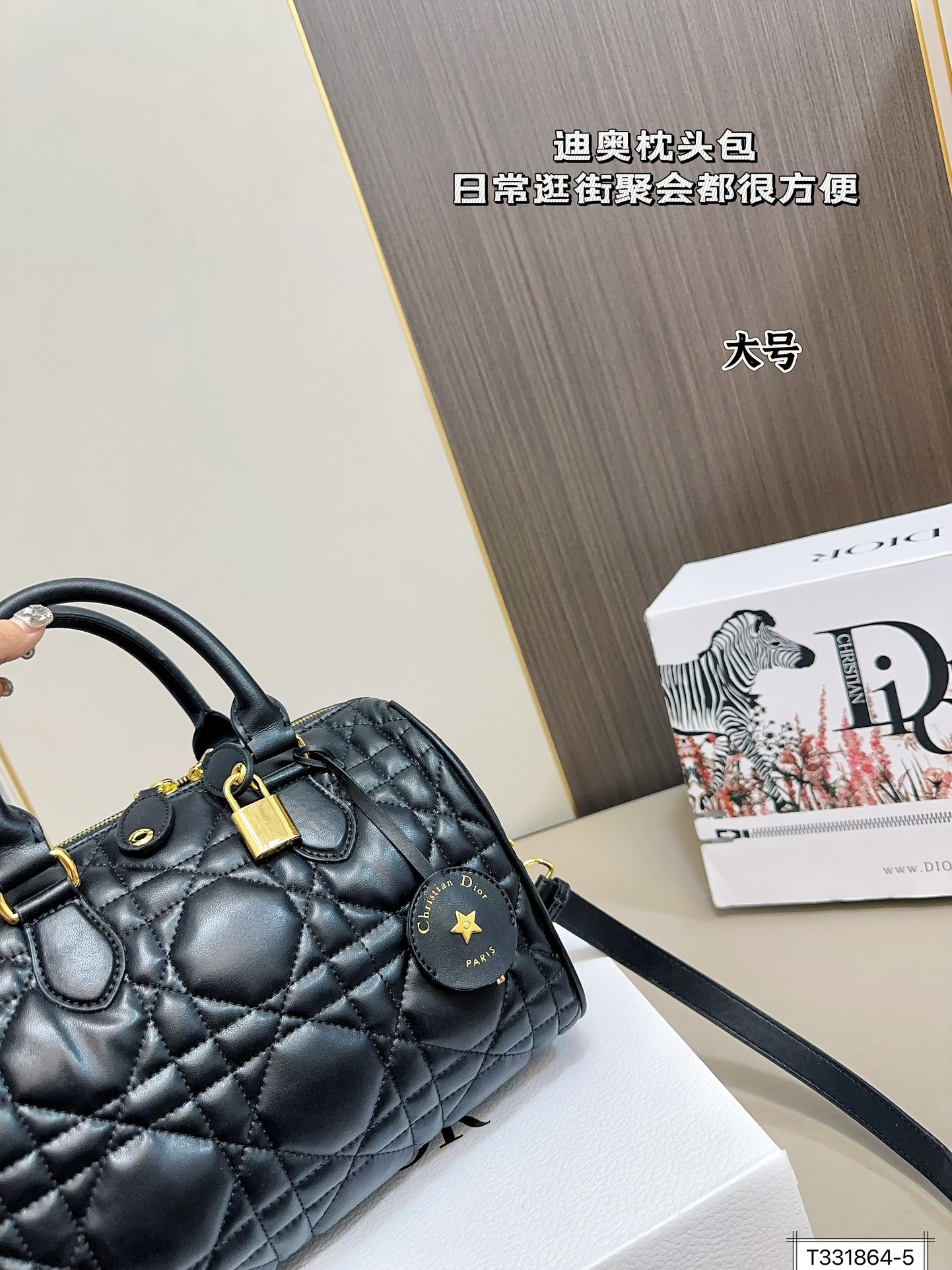 💰180/175 全套包装 迪奥枕头 时尚达人的心头好枕头包大家都知道 能装，耐造~ 最近最火热度最高的一定是dior groove当之无愧了吧! 推荐五颗日常出门容量绰绰有余! 尺寸：25 20/20 15