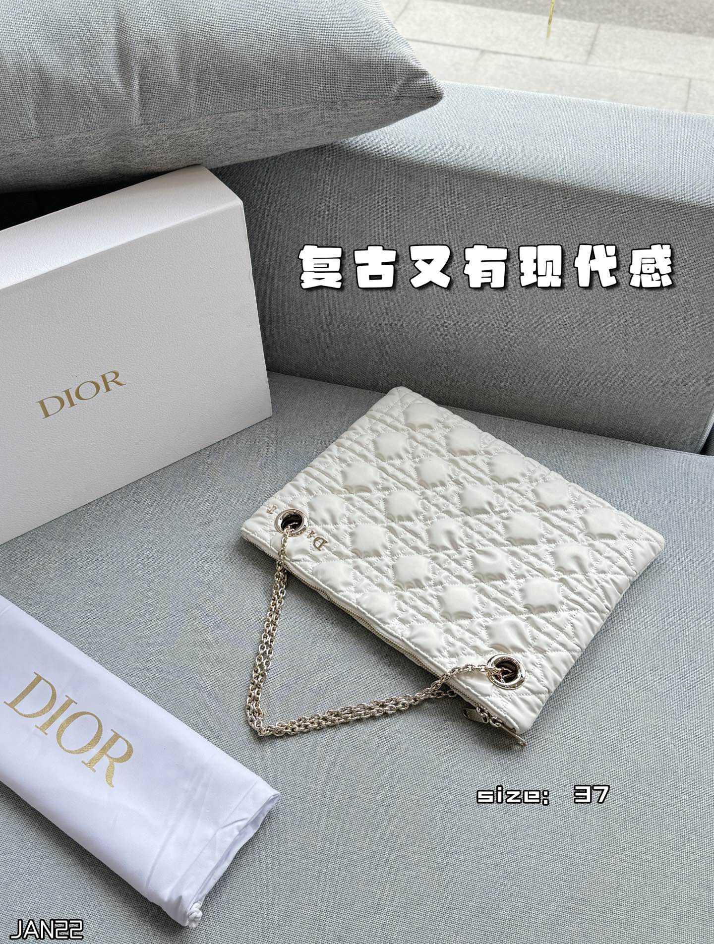 💰230 折叠盒 size：37&times;29 DIOR迪奥 26SS 托特包 手提包 经典