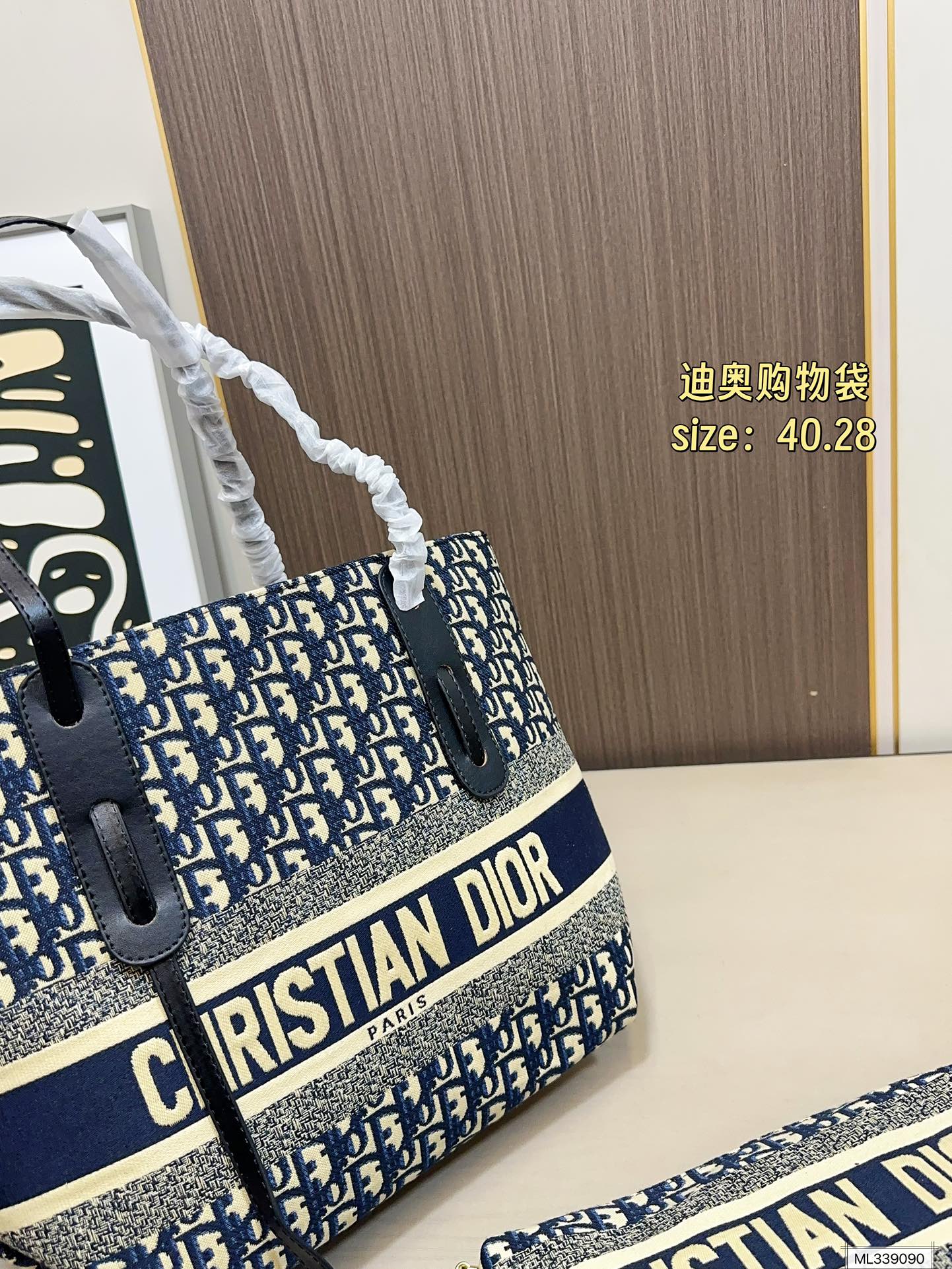 💰115 迪奥购物袋 二合一 可盐可甜极致美感 时尚百搭上身可爱且魅力 尺寸40.28