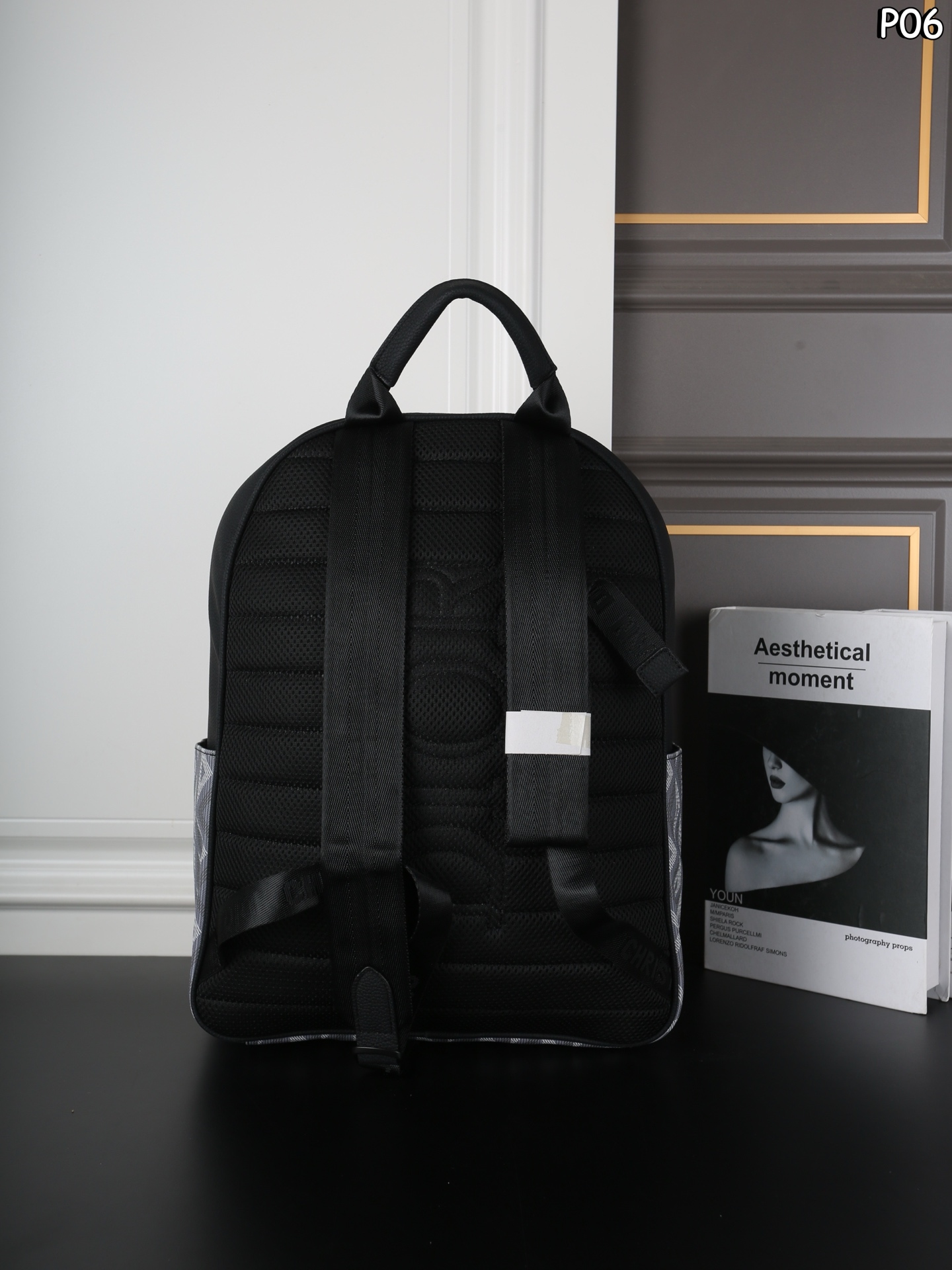 P180 DIOR迪奥 双肩包背包 可调节肩带拉链开合 Oblique 提花帆布拼粒面小牛皮 双肩包 男女通用背包 大容量书包 经典百搭 尺寸：30&times;41