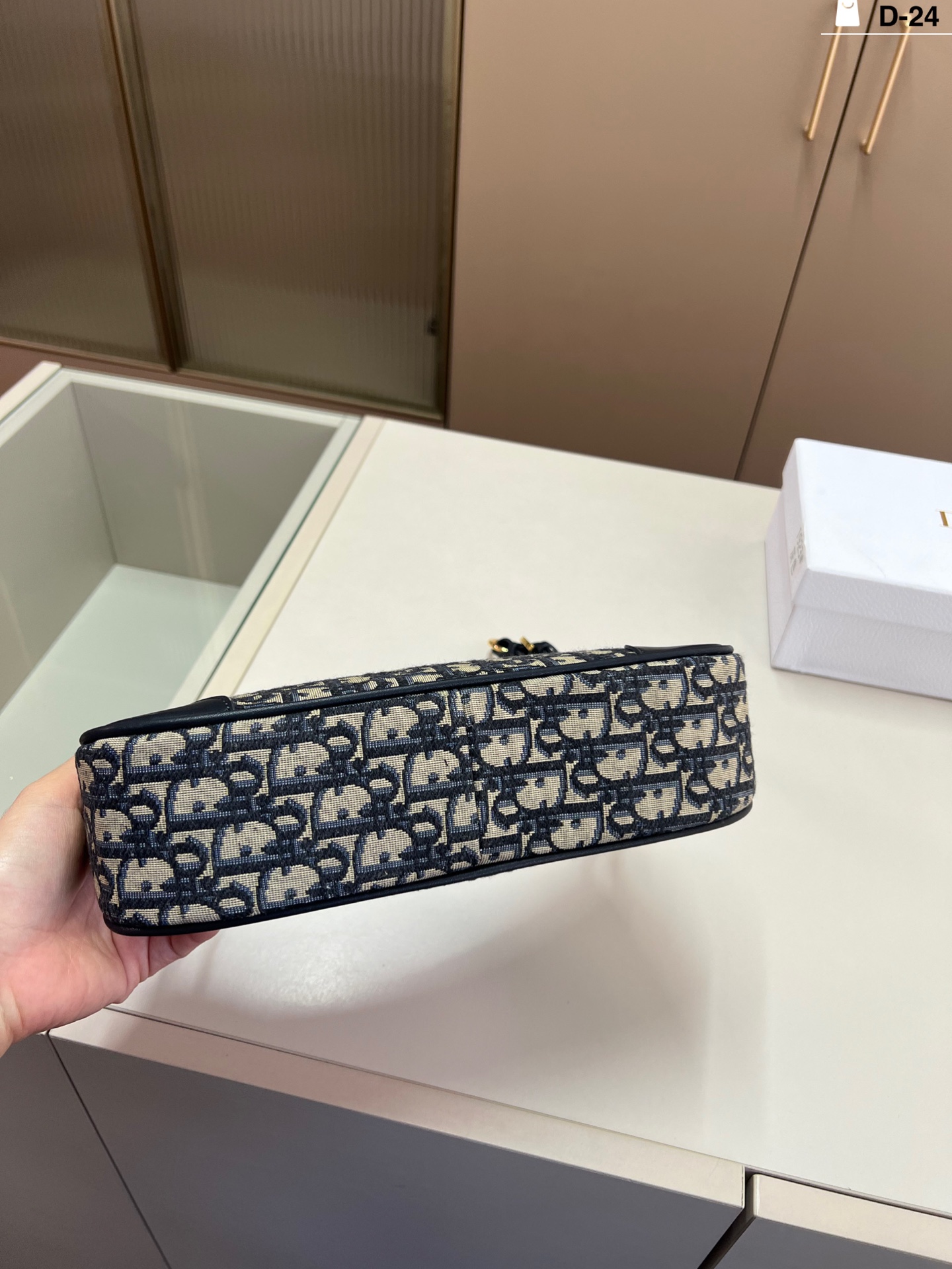 💰p195 迪奥DIOR 腋下包 包型太可爱了 容量非常可，日常通勤都没问题 可咸可甜 质感满分工艺非常讲究 细节立体感拉满D-24尺寸26&times;10配盒