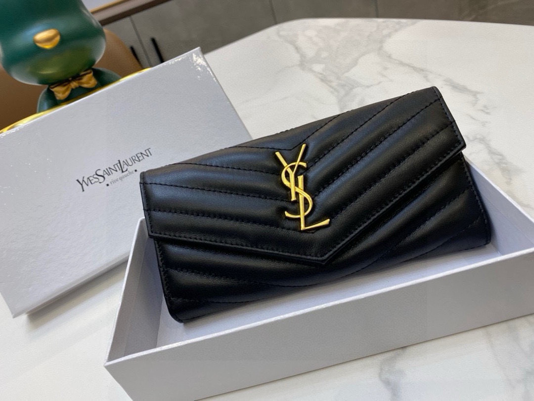 📢📢📢p100 3851 圣罗兰 专柜🔥爆款 女士钱包 两折款 💕顶级羊皮 1:1原单品质 简单百搭 大容量 💕超级美哦 💥 19 10