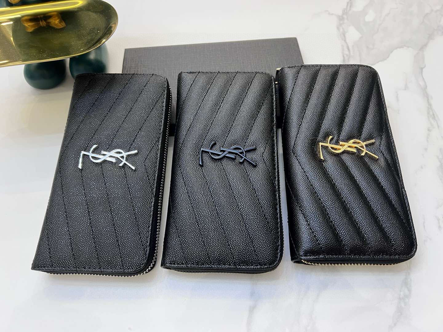 📢📢📢p95 5887 圣罗兰 专柜🔥爆款 女士钱包 两折款 💕里外鱼子酱牛皮 1:1原单品质 简单百搭 大容量 💕超级美哦 💥 19 10