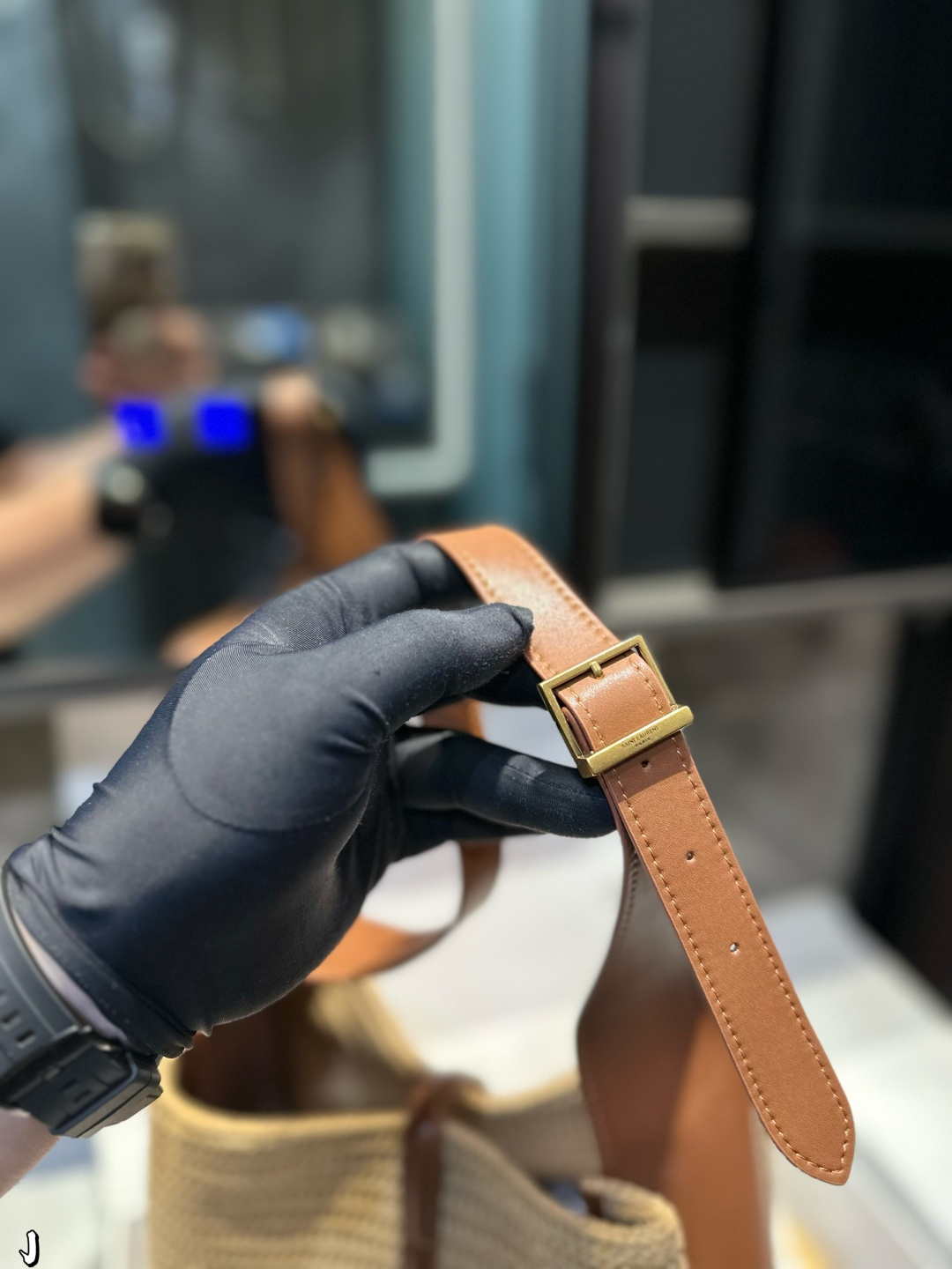 ❤️P190❤️ 圣罗兰编织托特包 拉菲草编织沙滩 夏天来了，准备度假背的风情单品，休闲的最高定义，一定要搭配，尺寸：28 30