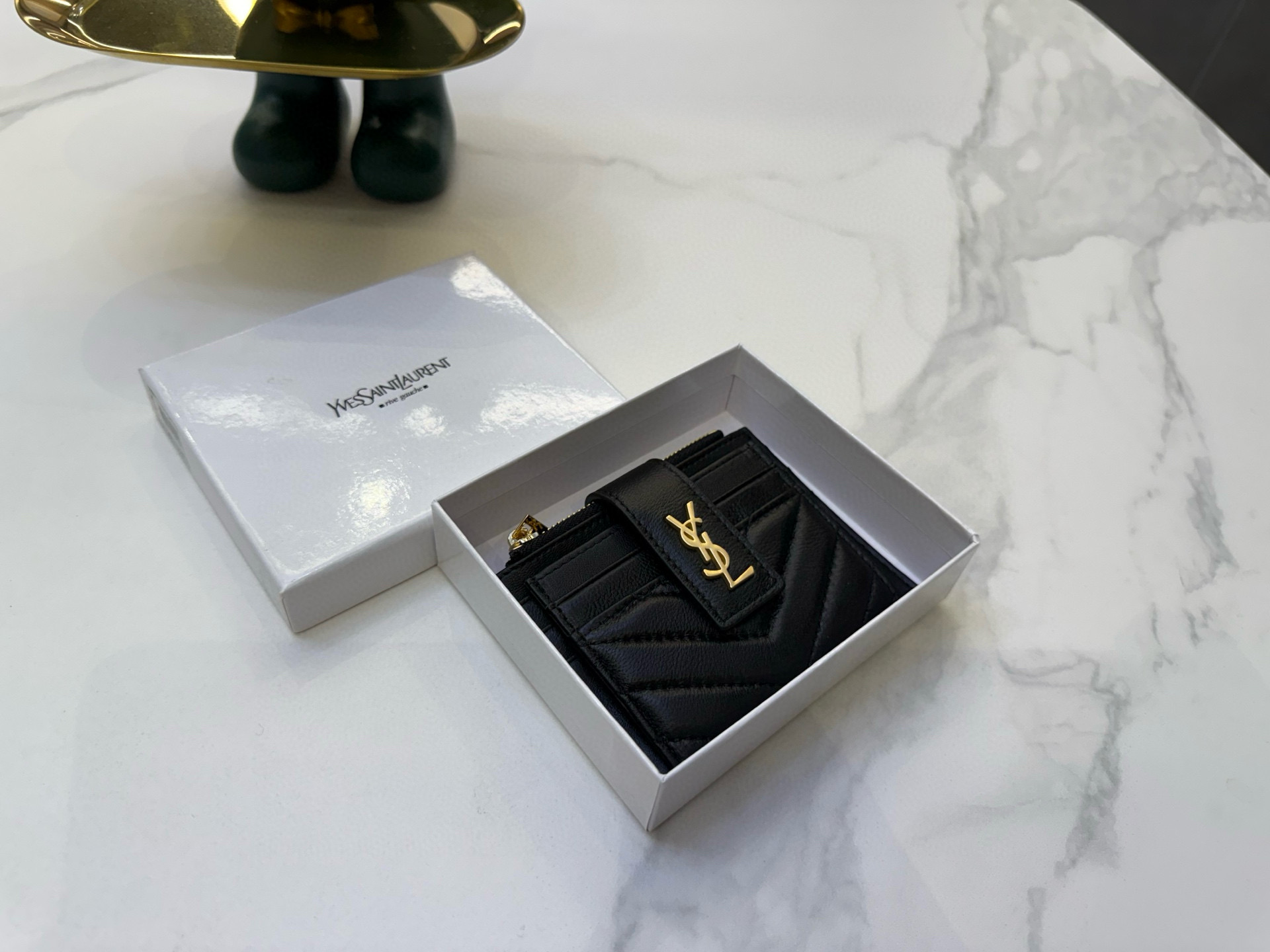 📢📢📢p85 6069 圣罗兰 专柜新款女士卡包💕原版帆布配顶级羊皮 原版质量做工 小身躯 大容量 👍 超级美哦