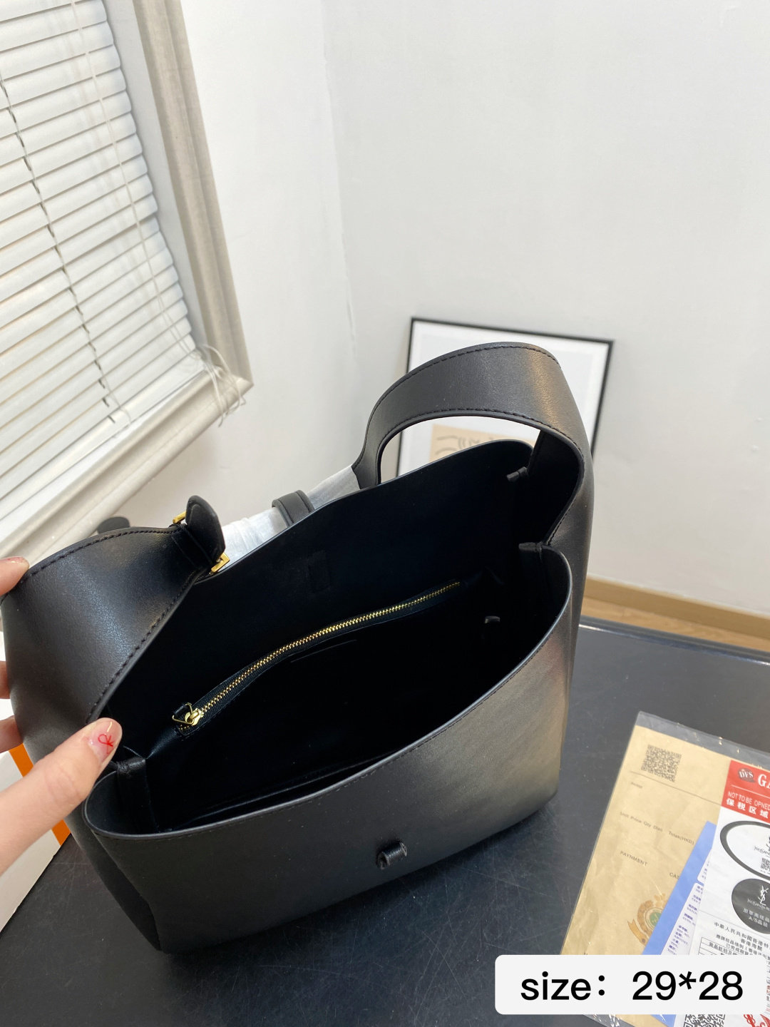 🅿️💰145 配折叠盒 尺寸29*28 圣罗兰 ysl hobo托特包 出行必备单品 超大容量哦！ 2269