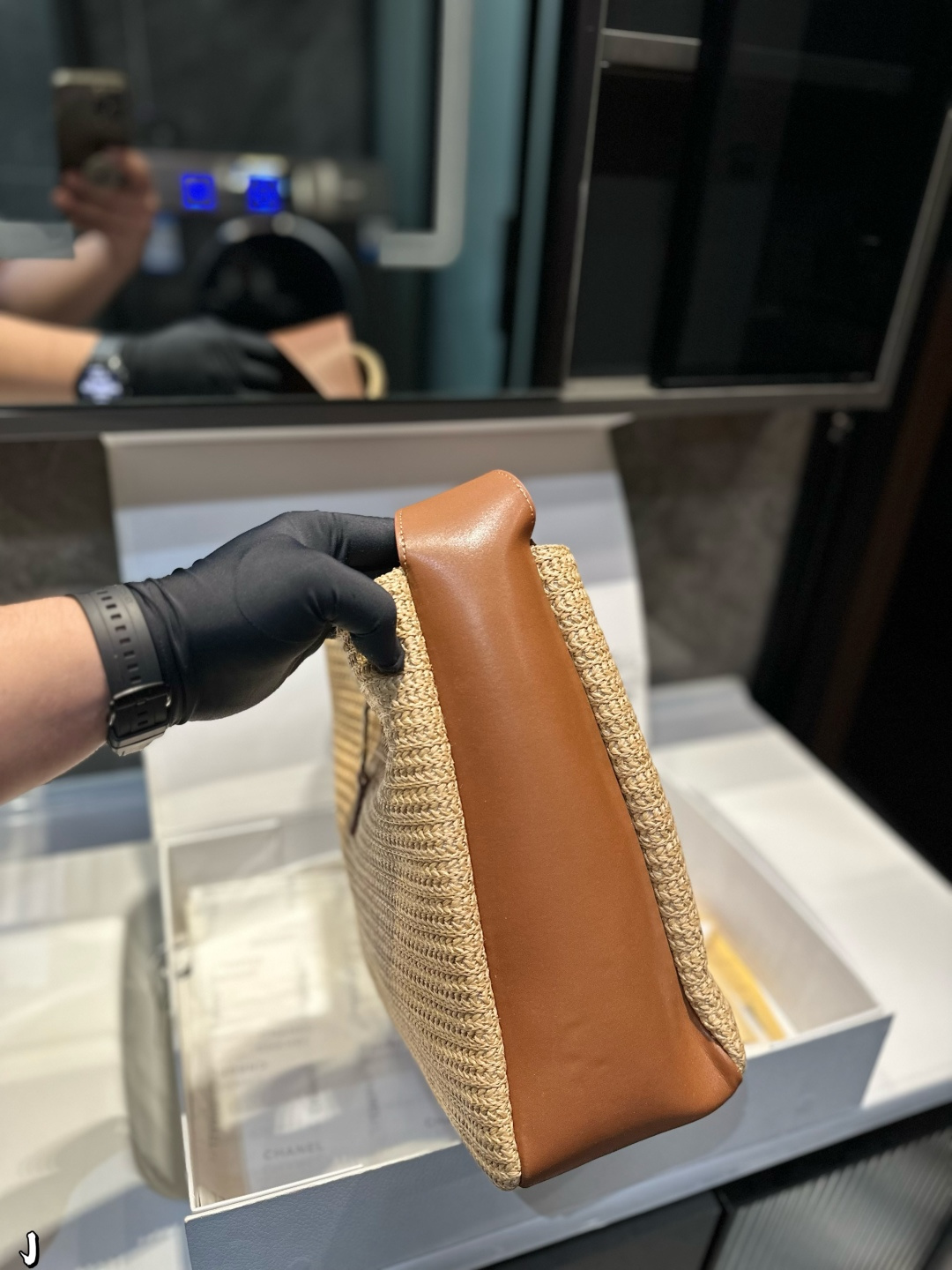 ❤️P190❤️ 圣罗兰编织托特包 拉菲草编织沙滩 夏天来了，准备度假背的风情单品，休闲的最高定义，一定要搭配，尺寸：28 30