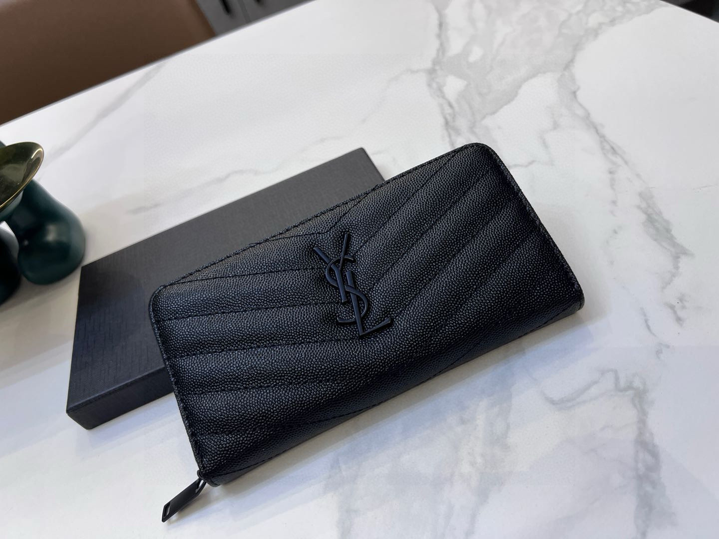 📢📢📢p95 5887 圣罗兰 专柜🔥爆款 女士钱包 两折款 💕里外鱼子酱牛皮 1:1原单品质 简单百搭 大容量 💕超级美哦 💥 19 10