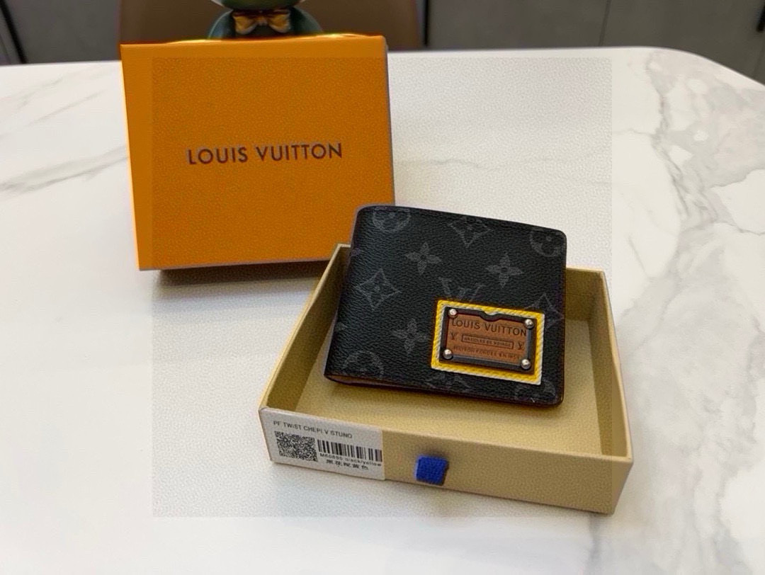 📢📢📢 p85 L家 专柜经典款男士钱包 西服夹 💕原版pvc 1:1质量 简单百搭 永不过时款p85