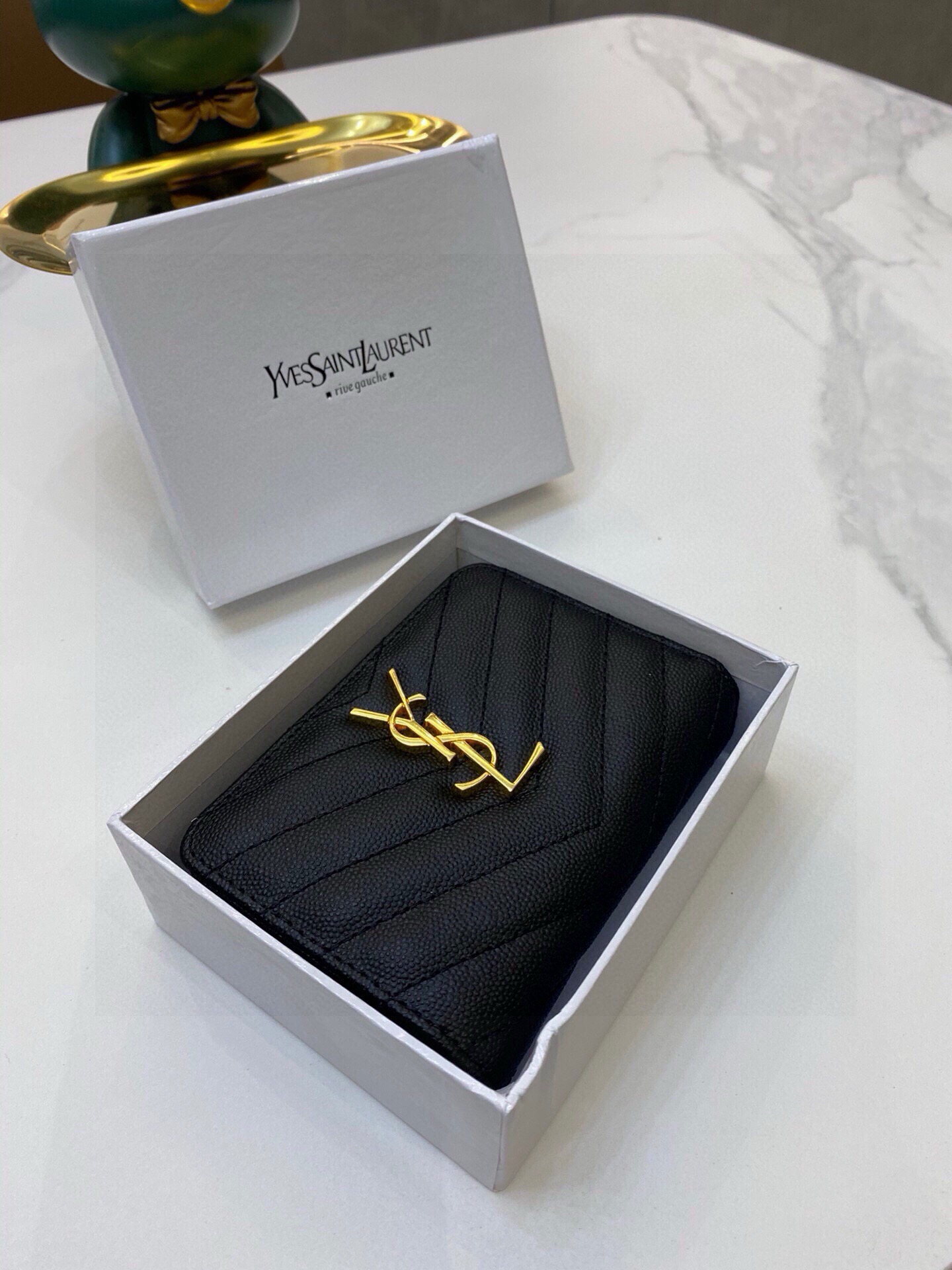 📢📢📢p90 4852圣罗兰 专柜🔥爆款 女士钱包 三折款 💕里外鱼子酱牛皮 1:1原单品质 简单百搭 大容量 💕超级美哦 💥 12 9