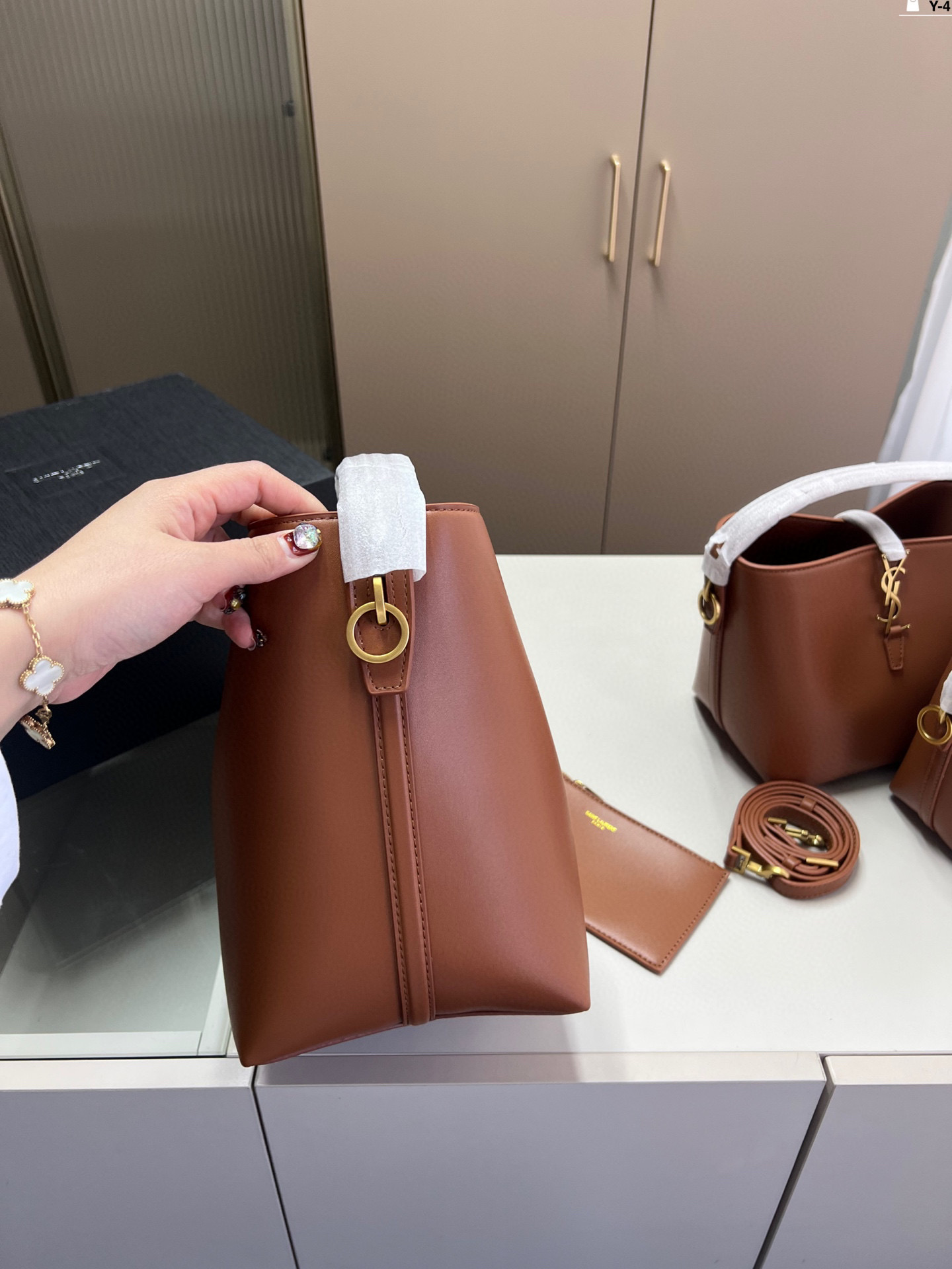 大💰p145 大号配零钱包 中号小号不配 YSL圣罗兰 Hobo水桶包 舒适与精致并存 Y-4尺寸25×25/20×20/15×15折叠盒