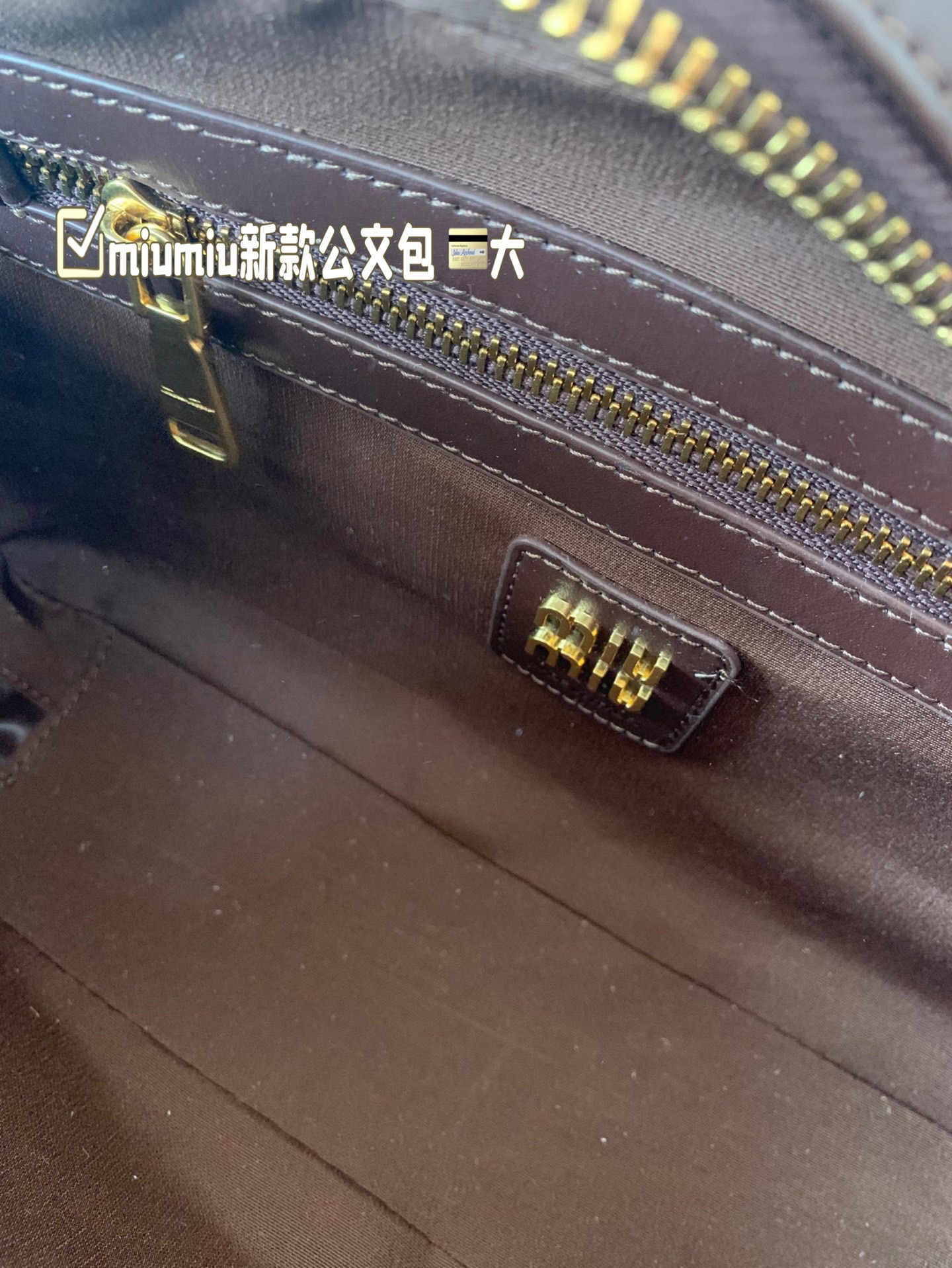 大P260 miumiu新款公文包 今年的风刮的太猛了 老多爆款了! 这款的版型太受欢迎! #miumiu 这一季不管是单肩包 #miumiu包 还是托特包都超级可爱! 尺寸 大29*17