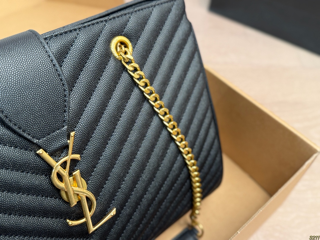 &yen;145飞机盒 圣罗兰YSL 托特包链条包 精致美丽 高级优雅 很好驾驭，不挑衣服，不挑季节 一年四季都可，可盐可甜 高个子小姐姐背，气质御姐范 小个子的小姐姐背，甜甜女孩一枚 尺寸34 24