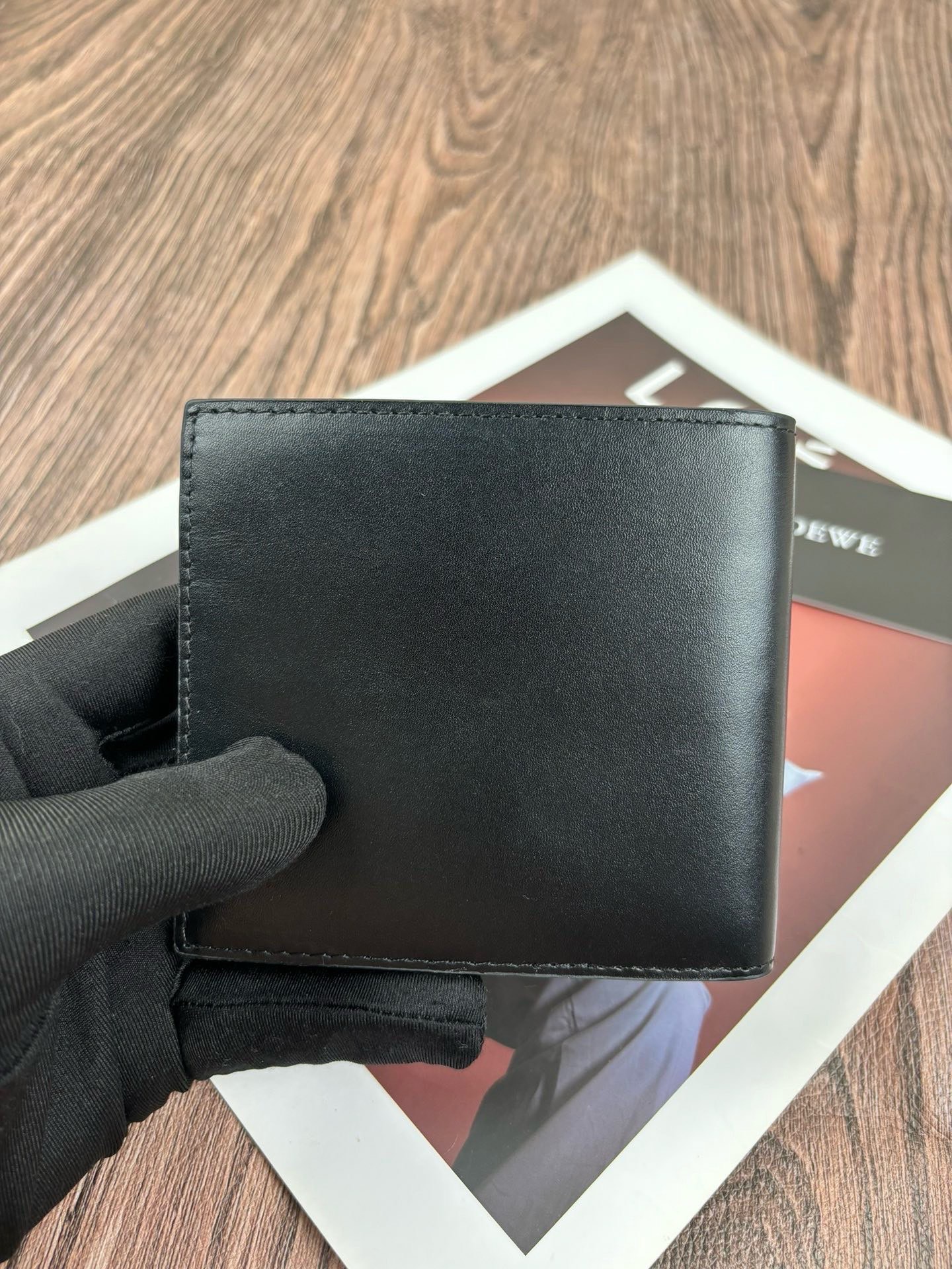 p100🎀颜色 黑 咖 蓝🎀尺寸 11x10🎀型号 L1140🎀 罗意威 Puzzle牛皮钱包绵密的手感,很有质感男女通用