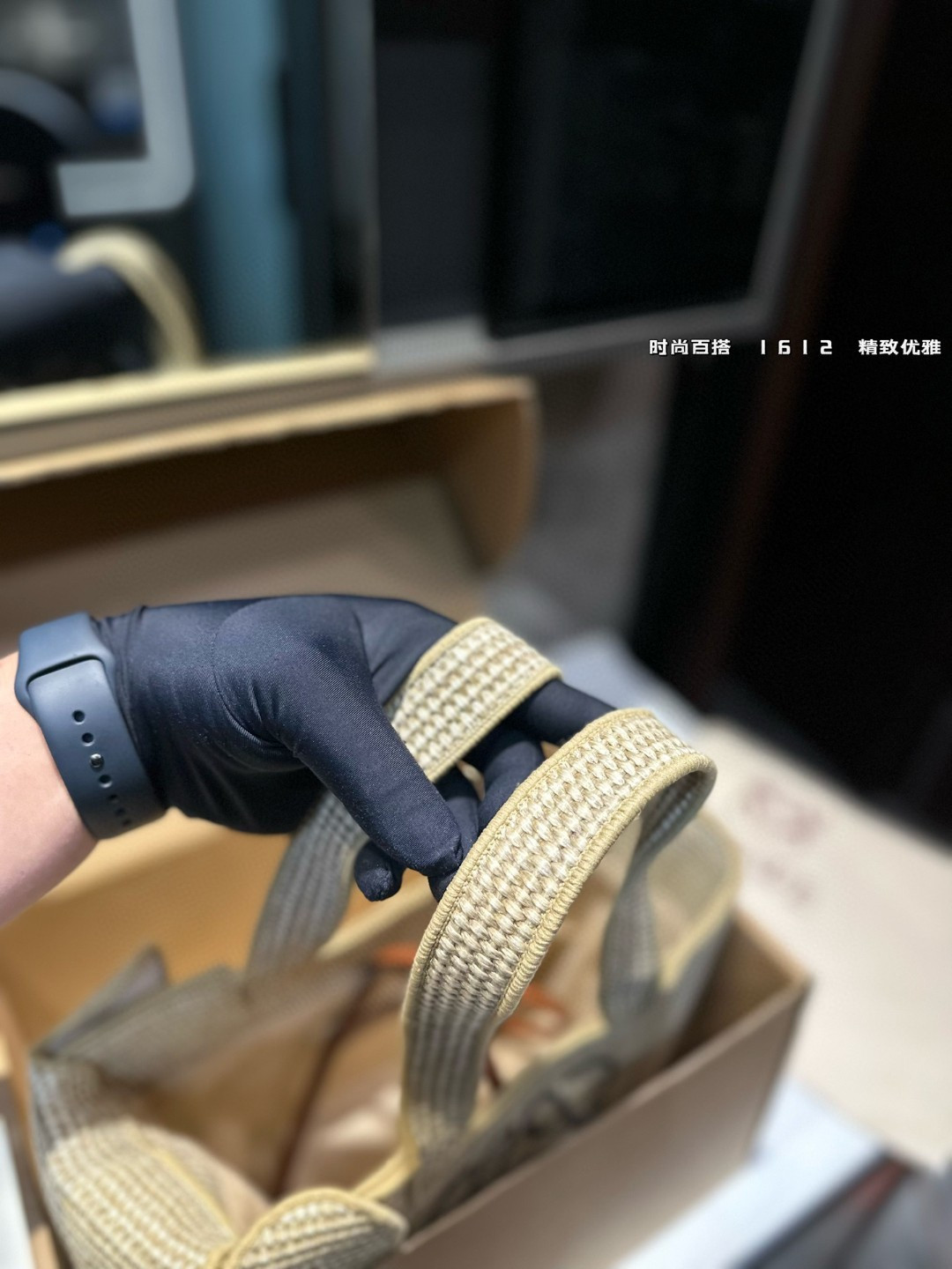 ❤️P145❤️ 罗意威 草编大象包 新款夏季草编购物袋菜篮子包 夏天怎么可以没有美丽草编~尺寸24.20