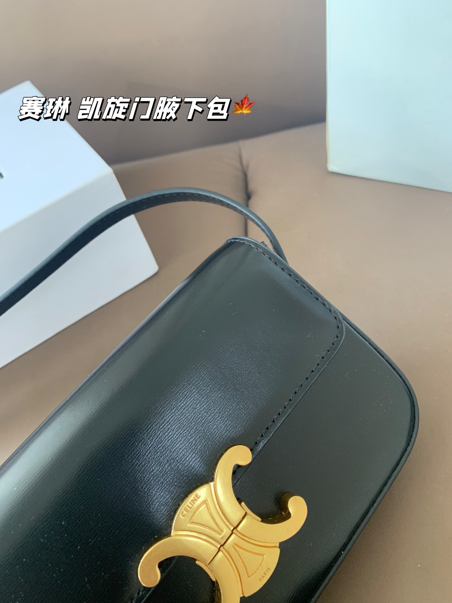 P140 赛琳 凯旋门腋下包 Celine满足日常所有需求 简直能装下整个世界 尺寸20*12折叠盒