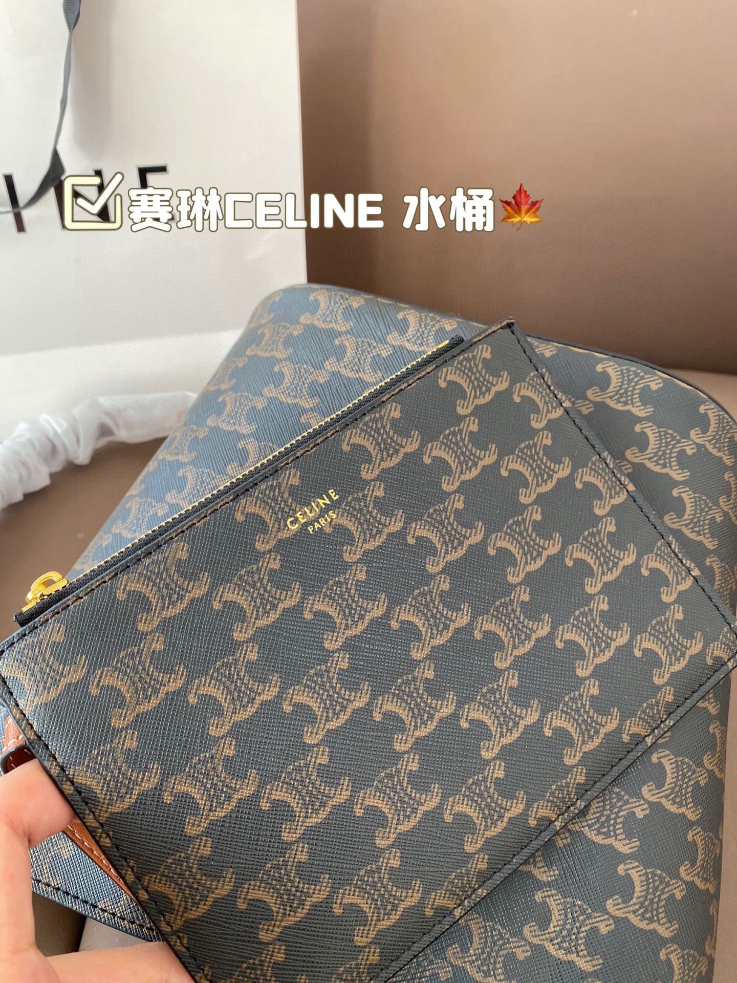 P170 赛琳CELINE 水桶包 复古优雅 满满的高级感 大小适中 容量感人 休闲正装皆可轻松驾驭 尺寸22*24