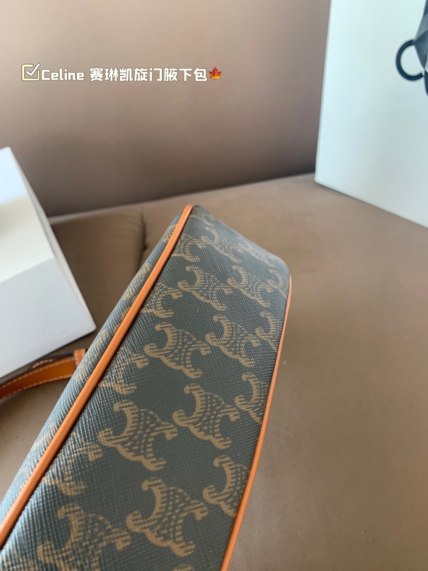 P135 size:22*12cm Celine 赛琳最新款凯旋门Eva腋下包💕 小巧优雅的月牙🌙形轮廓， 上身都是休闲感，真的太🔥了！ 容量可以满足当下出门需求， 夏天很方便的一款，超百搭‼️