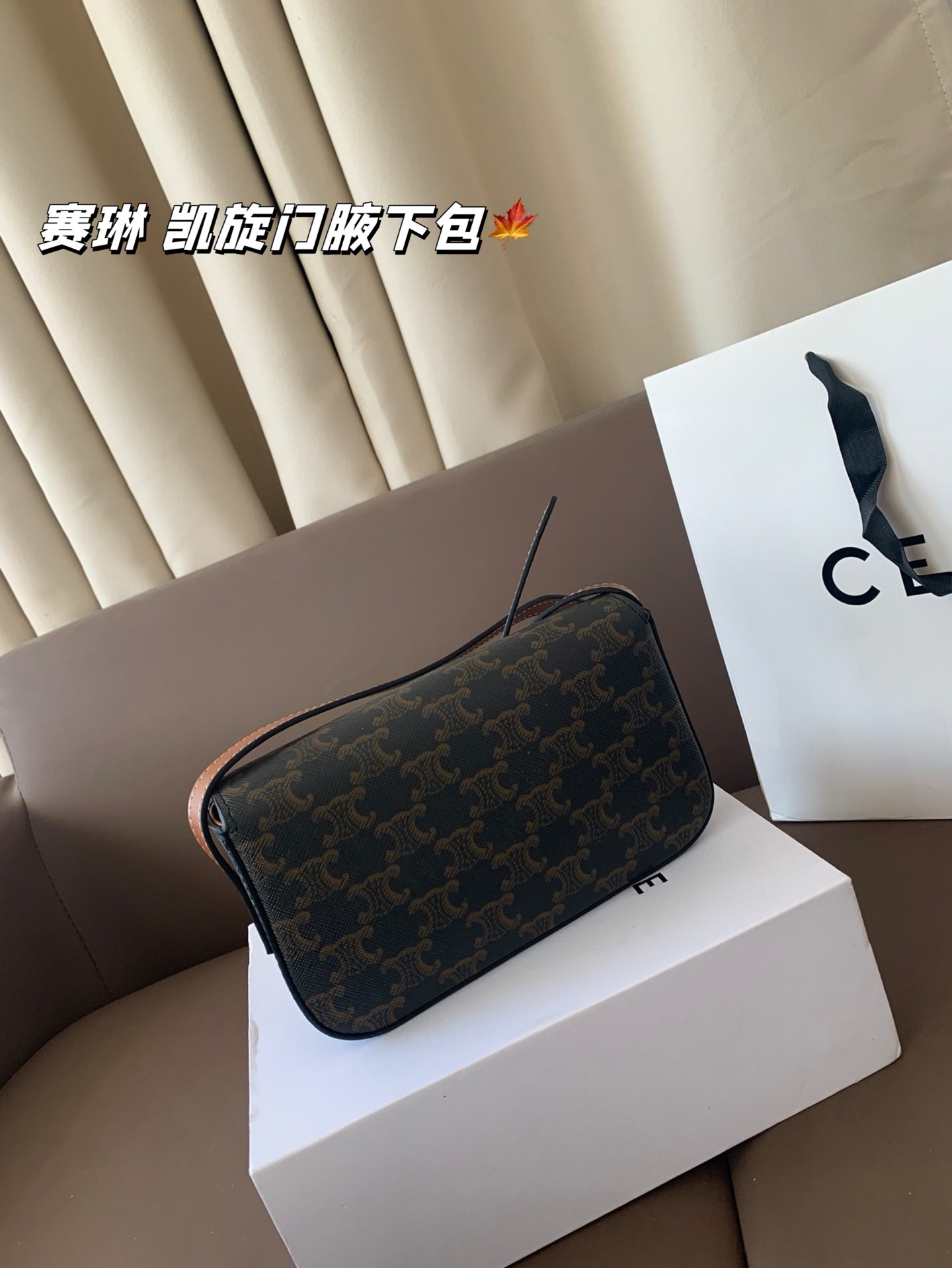 P140 赛琳 凯旋门腋下包 Celine满足日常所有需求 简直能装下整个世界 尺寸20*12折叠盒