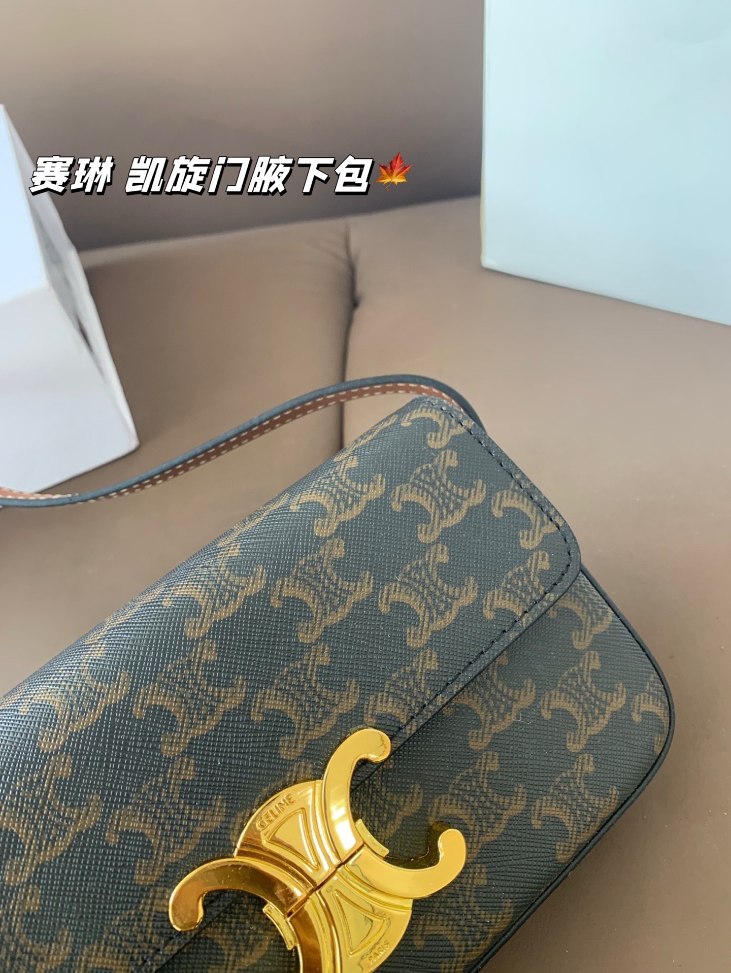 P140 赛琳 凯旋门腋下包 Celine满足日常所有需求 简直能装下整个世界 尺寸20*12折叠盒