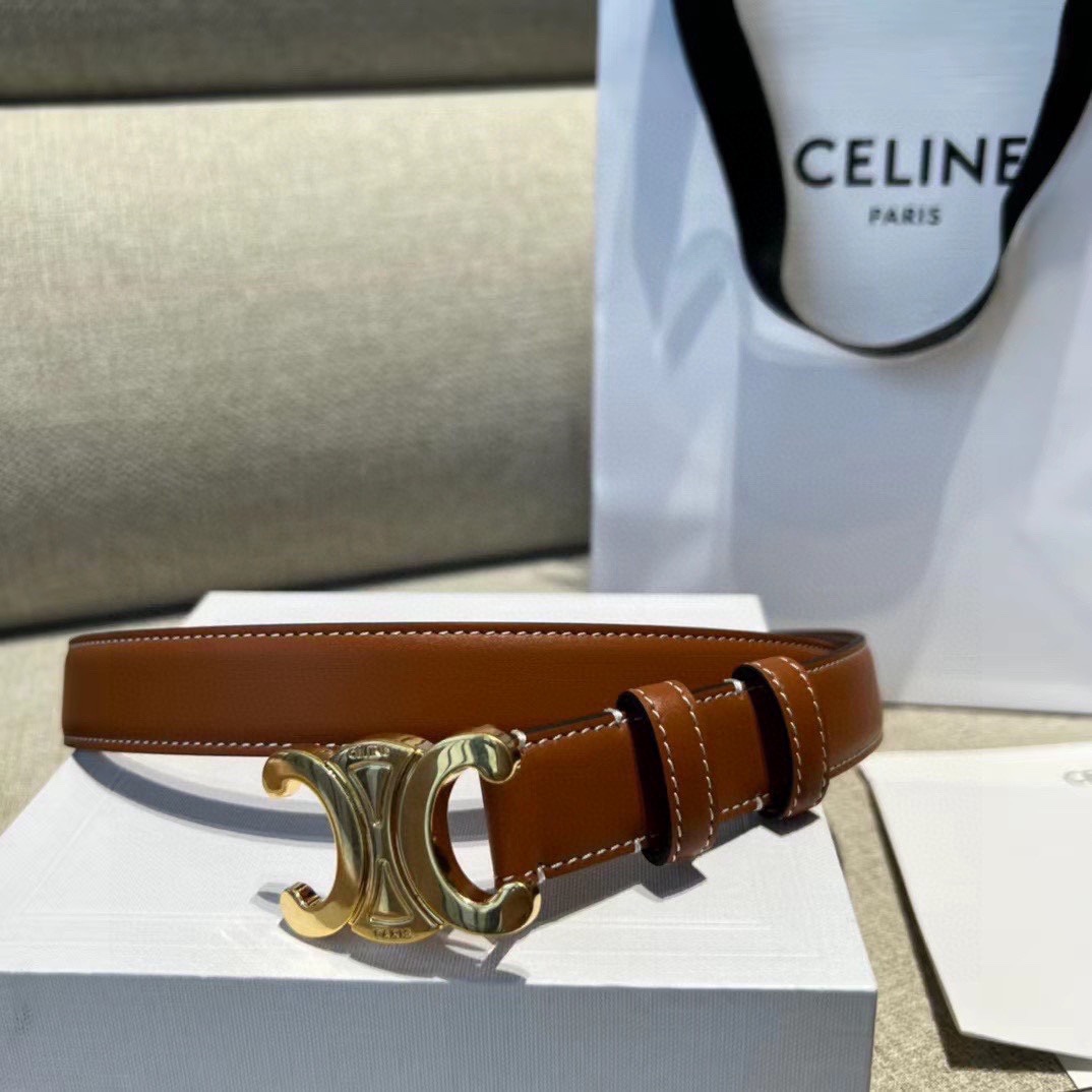 P90 顶级原厂正品级别,非市场普通品质,超火赛琳celine20上凯旋门腰带2.5mm精品 顶级进口制作,手感柔软细腻,上身效果超级好看