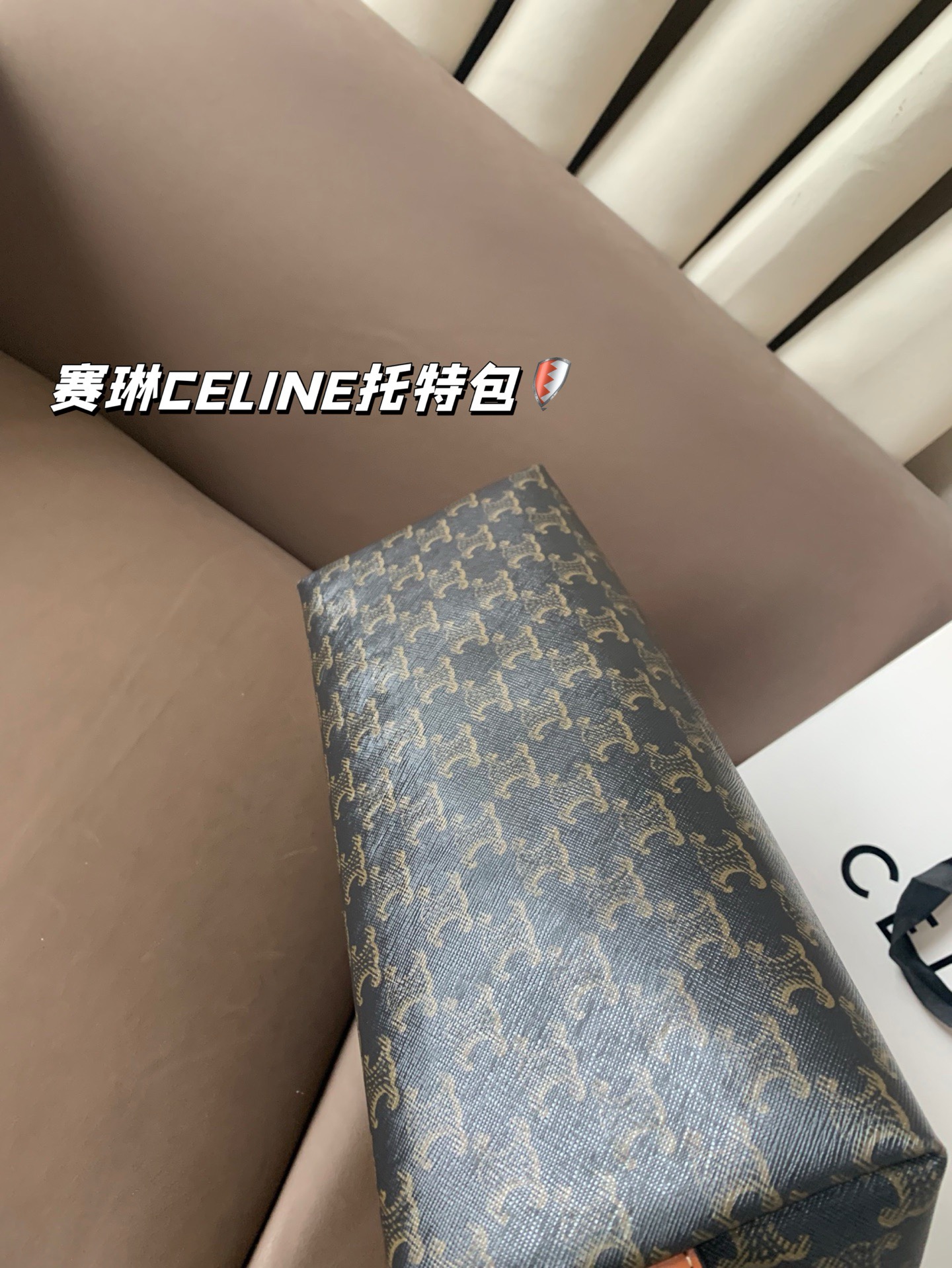 P195 赛琳CELINE｜SOFT SHOPPER托特包 超轻，带一个子母包，容量很大，阔以放电脑，适合搭配秋冬～ 尺寸32*24折叠盒