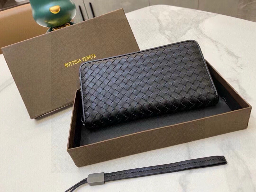 📢📢📢p110 8888Bv 专柜经典款钱包 手拿包 💕全羊皮皮 人工编织 大号手包 简单百搭 p110