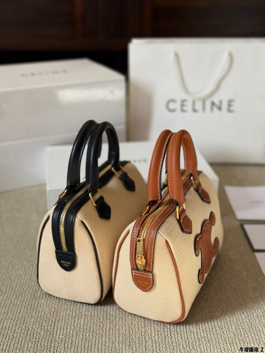 牛皮版本 p170 Celine 枕头包 很喜欢Lisa近期机场照总是背着的波士顿包 高颜值 有着原设计本身经典的味道高颜值的复古文艺气息 简洁利落的包身线条，复古印花图案真的很Old school, 不经意的高级，心尖尖喜欢的款秒get 尺寸20 14 配盒